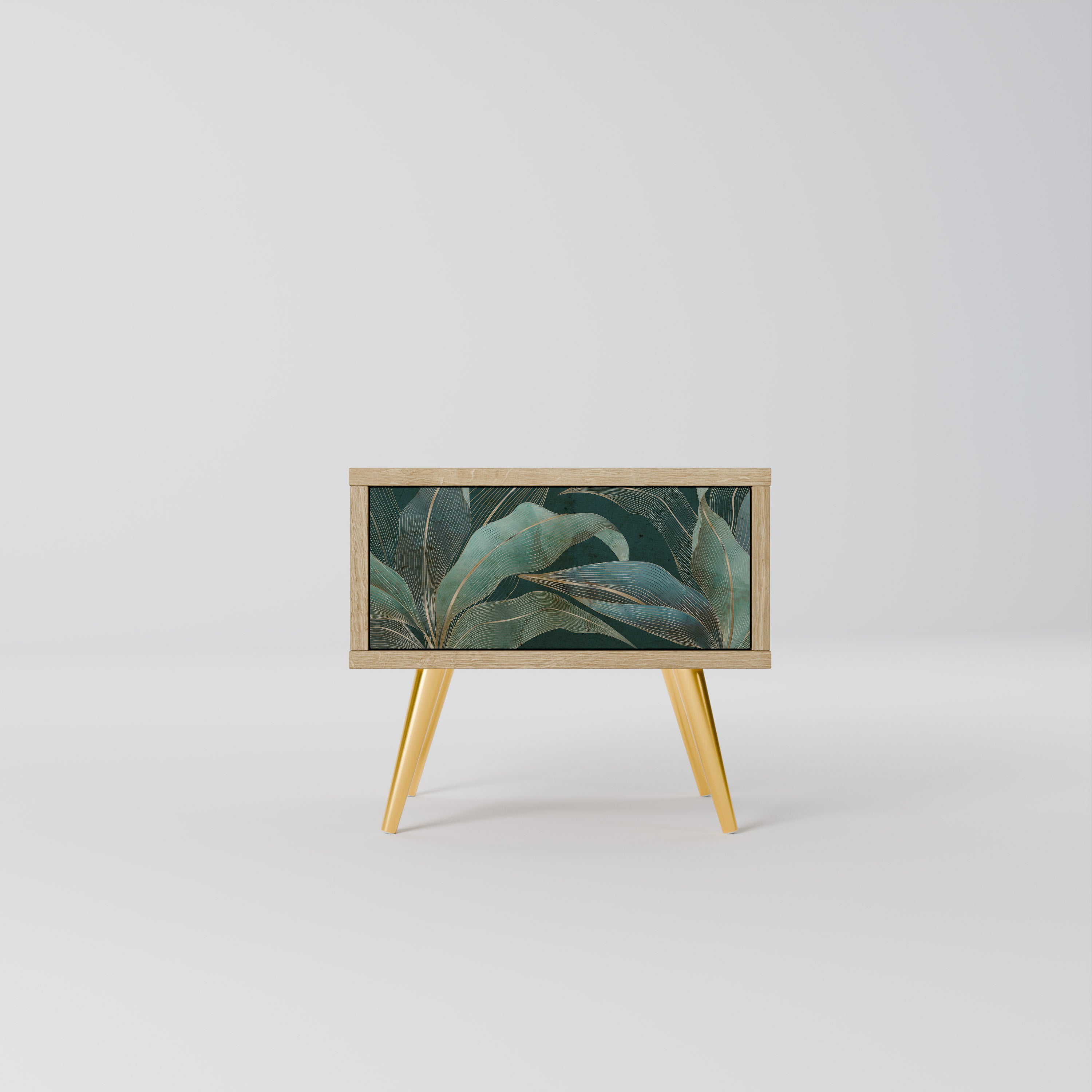 ROYAL GREEN Nightstand in Oak Effect