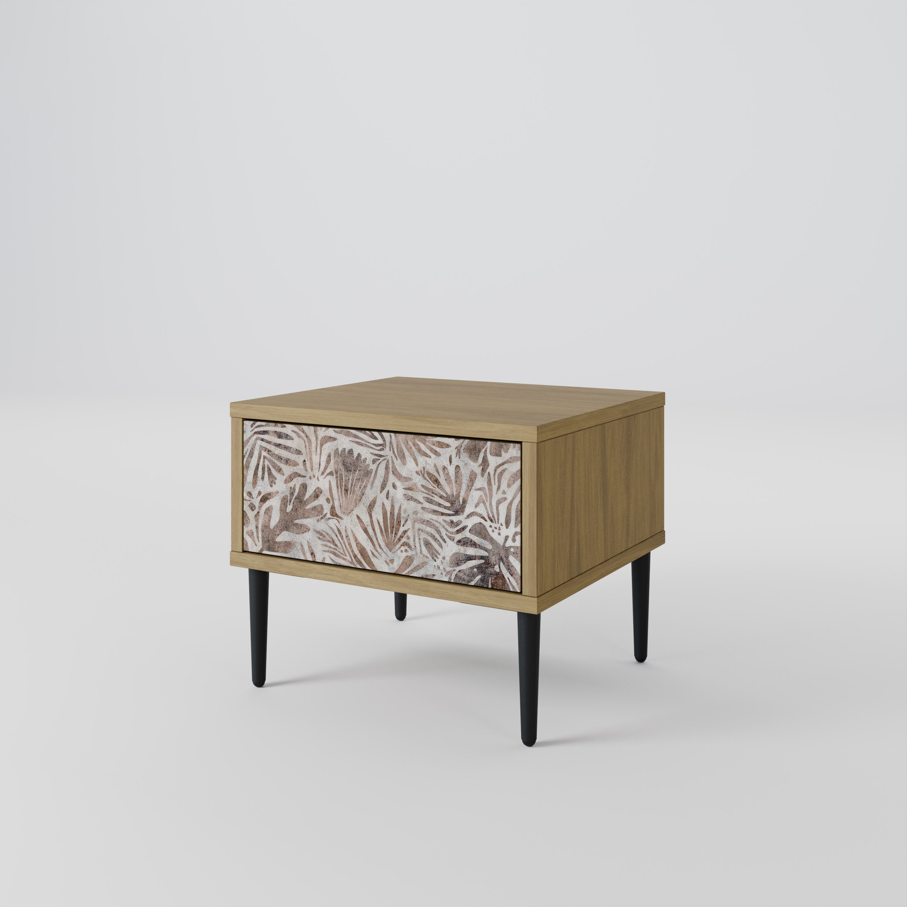 PASSING TIME Nightstand in Oak Effect