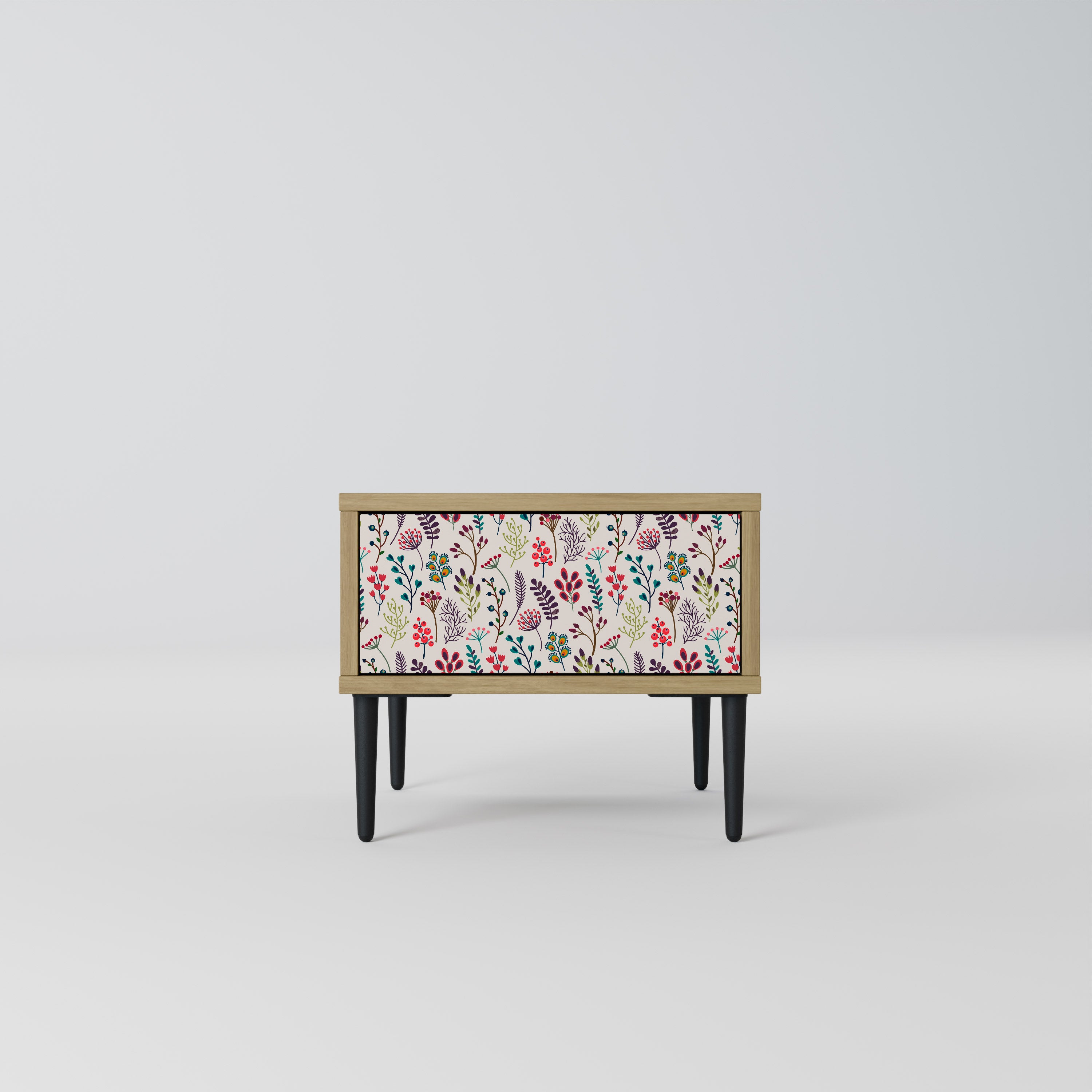 AUTUMN SUNDRIES Nightstand in Oak Effect