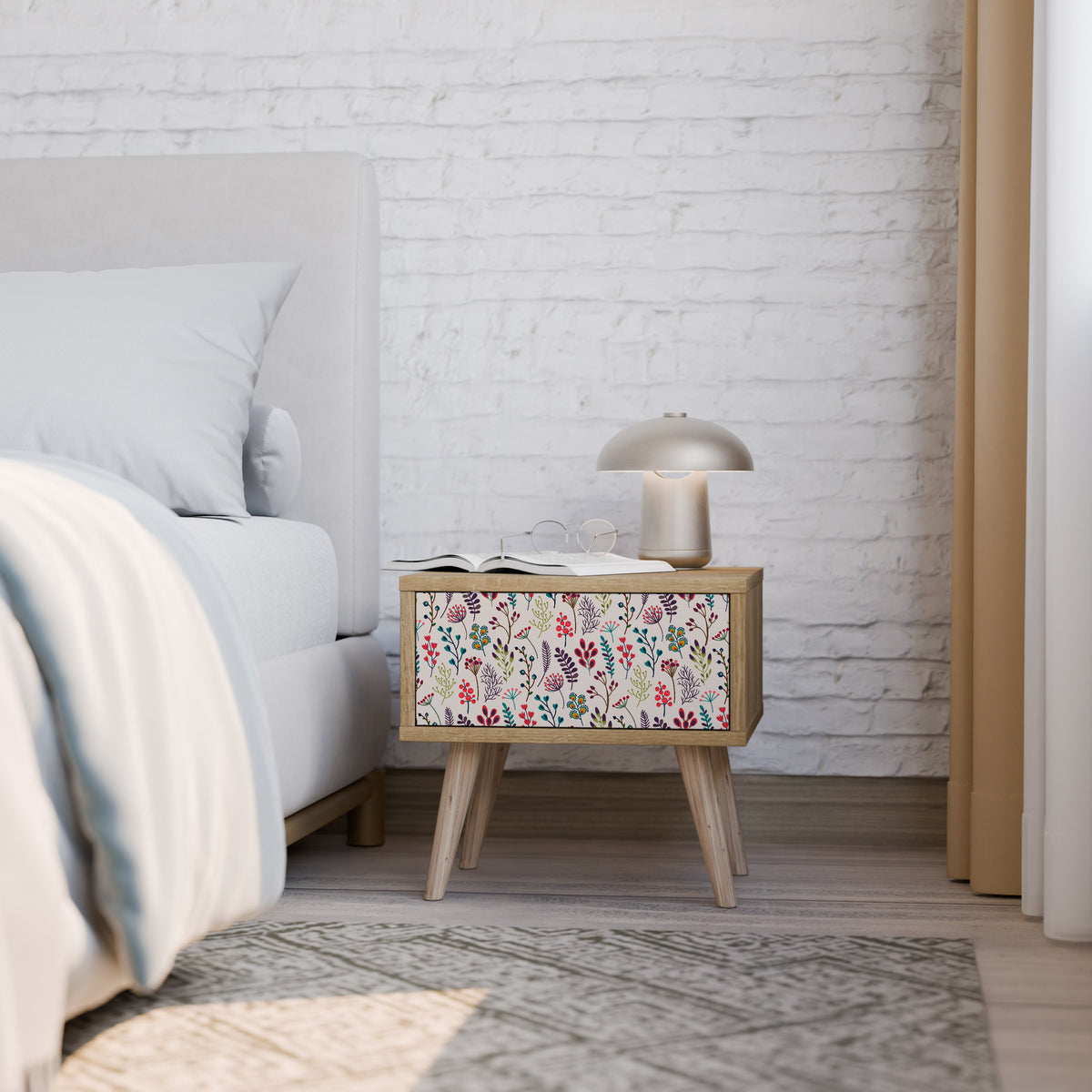 AUTUMN SUNDRIES Mesita de Noche