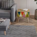 COLORFUL TRIANGLES Nightstand