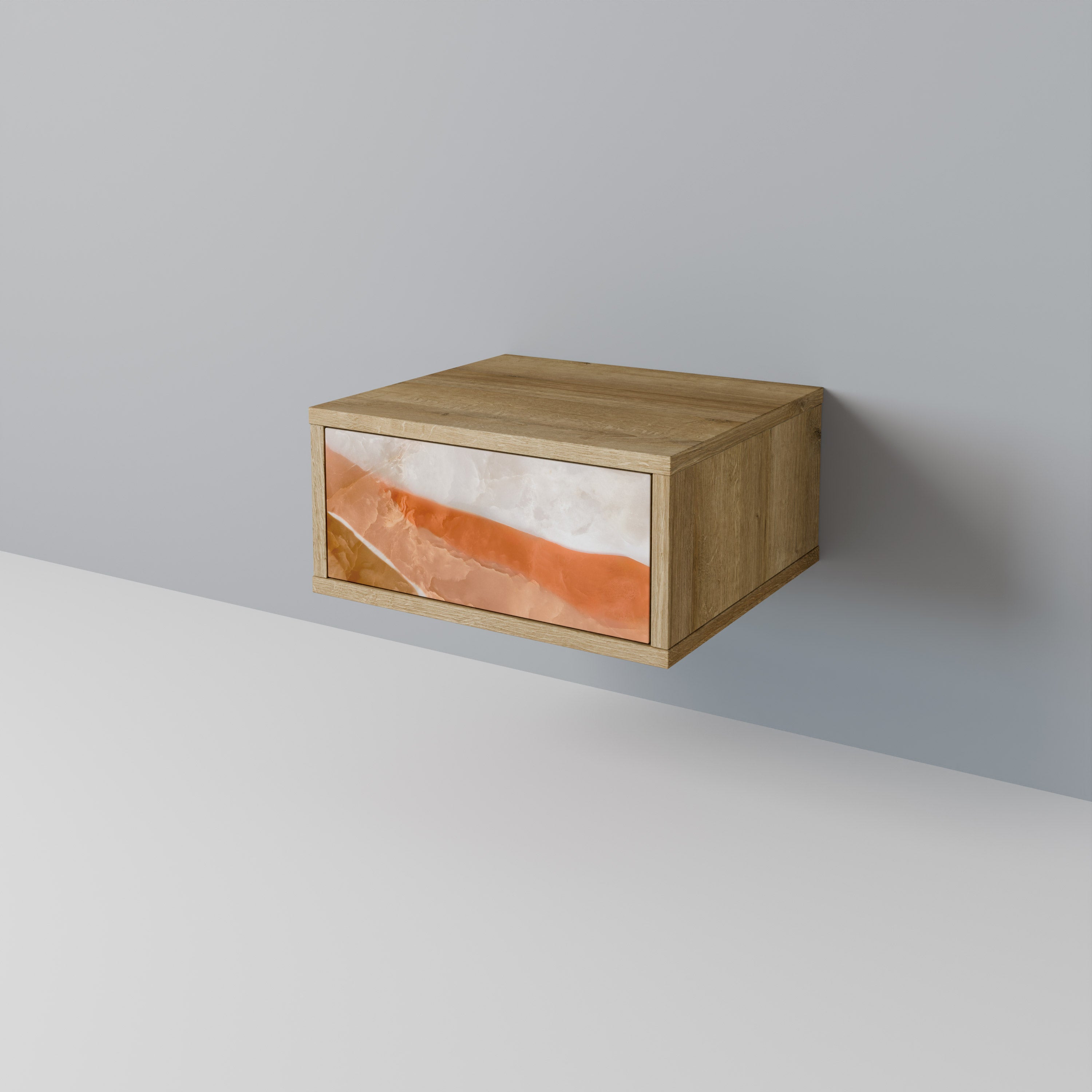 SANDHILLS SPLENDOUR Nightstand in Oak Effect
