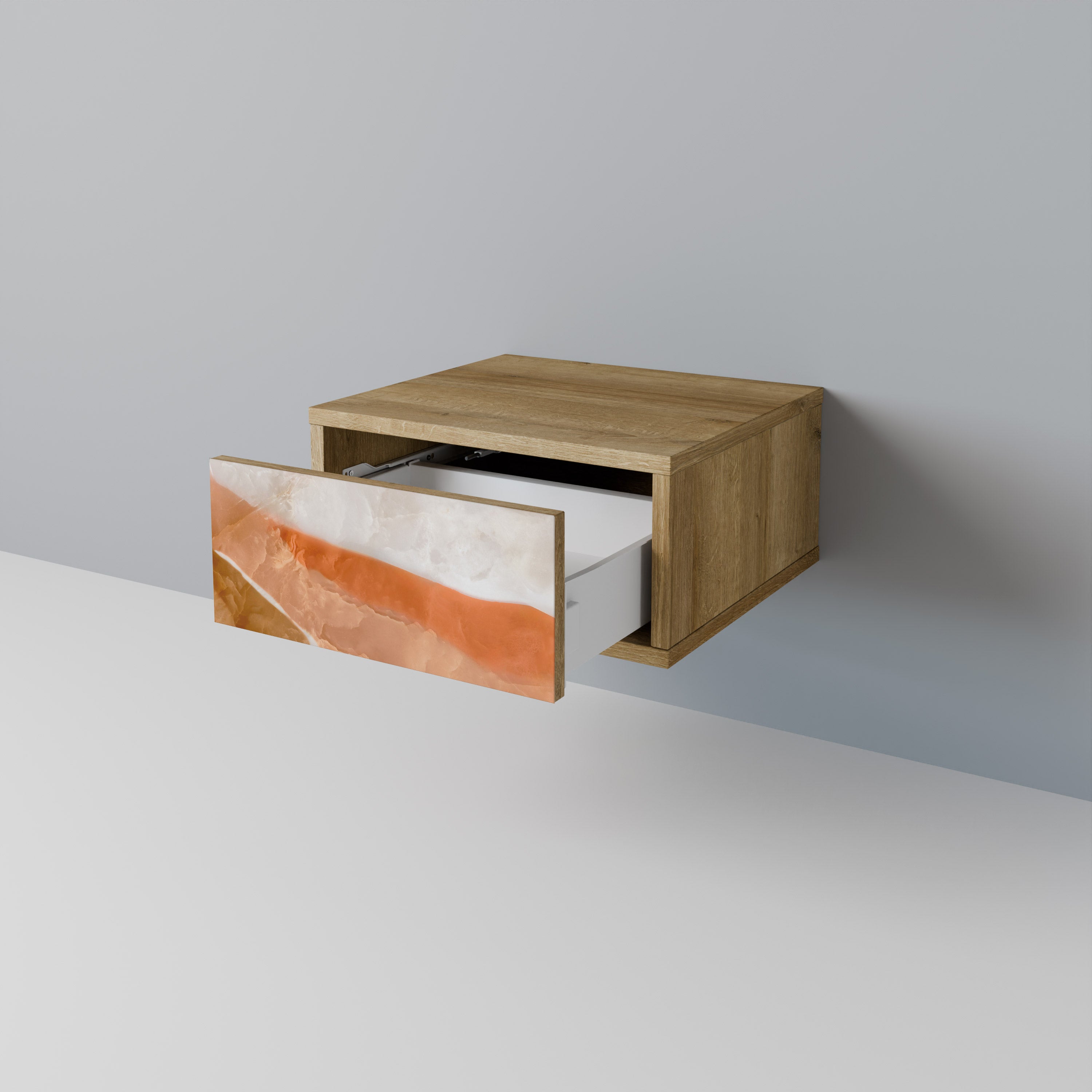 SANDHILLS SPLENDOUR Nightstand in Oak Effect