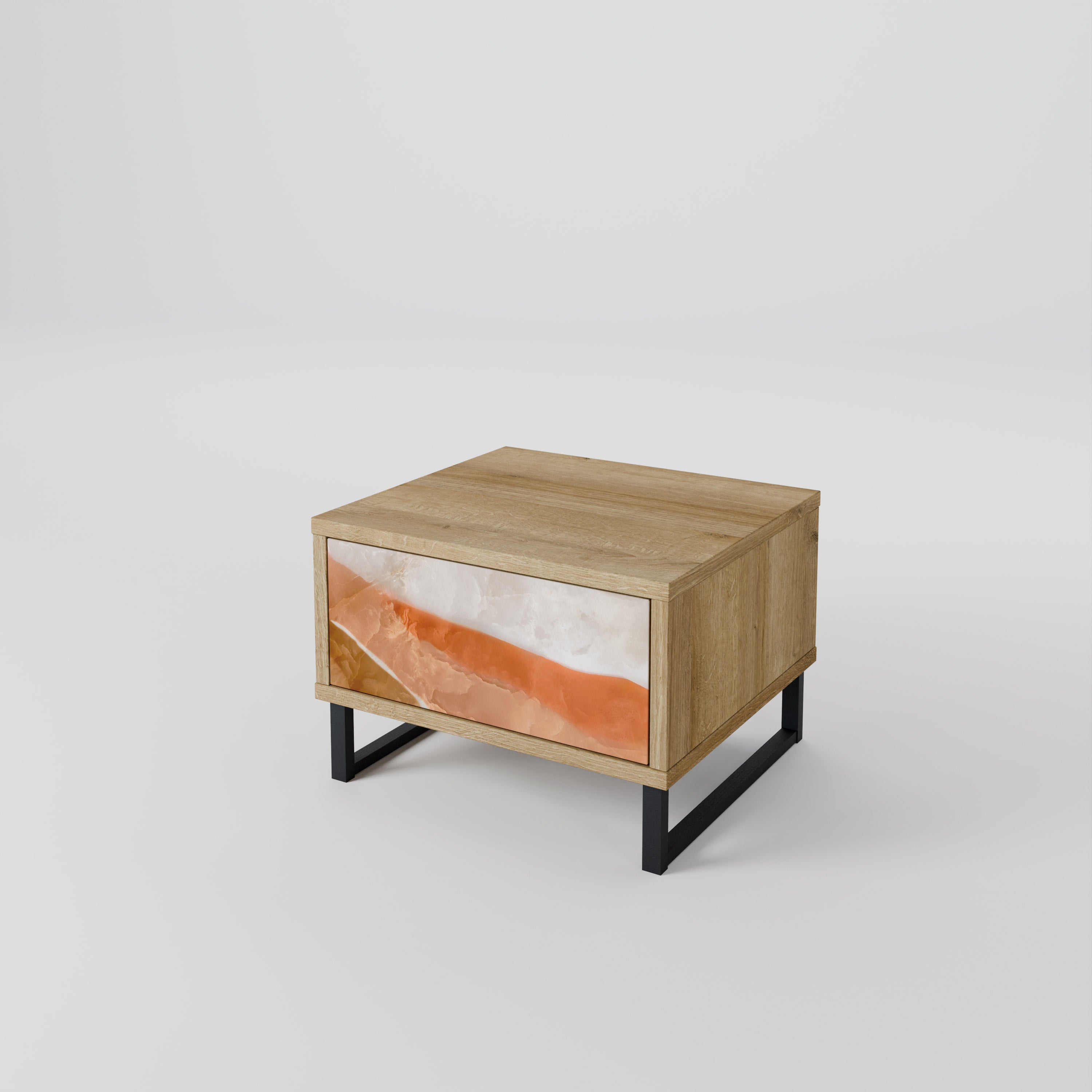 SANDHILLS SPLENDOUR Nightstand in Oak Effect