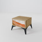 SANDHILLS SPLENDOUR Mesita de Noche en Efecto Roble