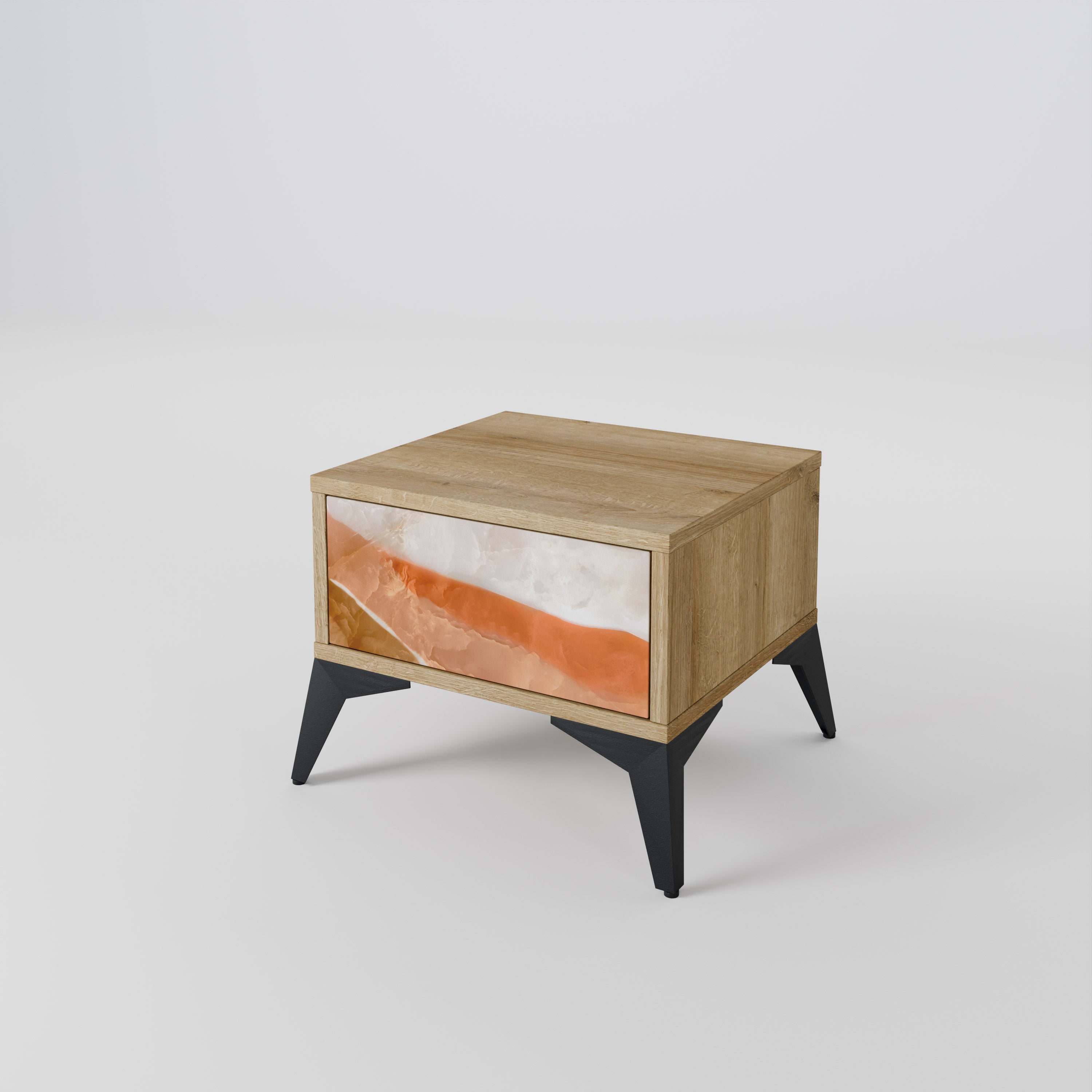 SANDHILLS SPLENDOUR Nightstand in Oak Effect