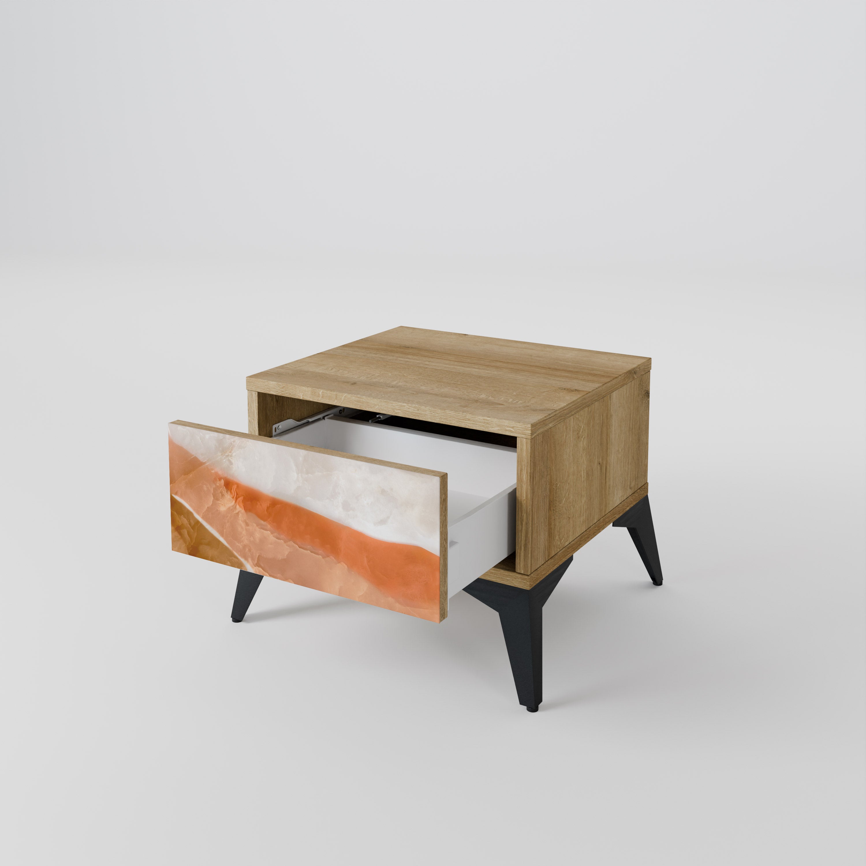 SANDHILLS SPLENDOUR Nightstand in Oak Effect