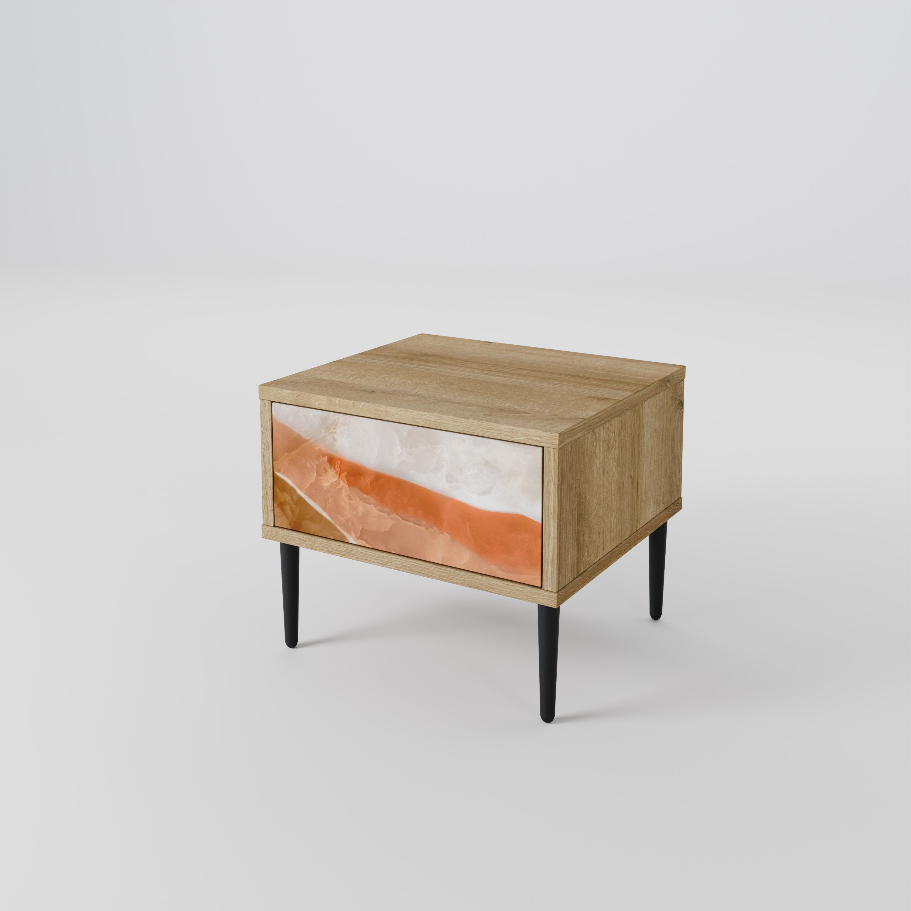 SANDHILLS SPLENDOUR Nightstand in Oak Effect