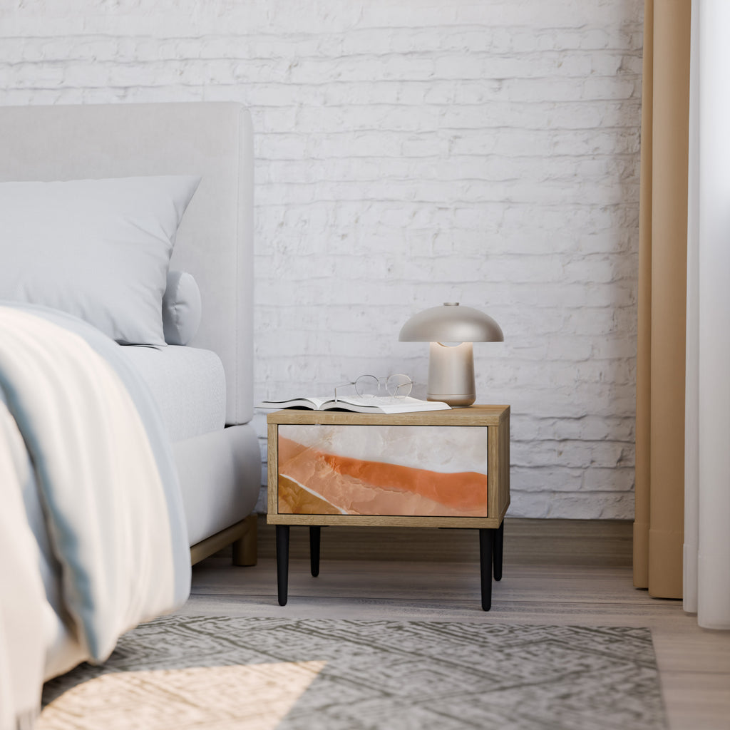 SANDHILLS SPLENDOUR Nightstand in Oak Effect