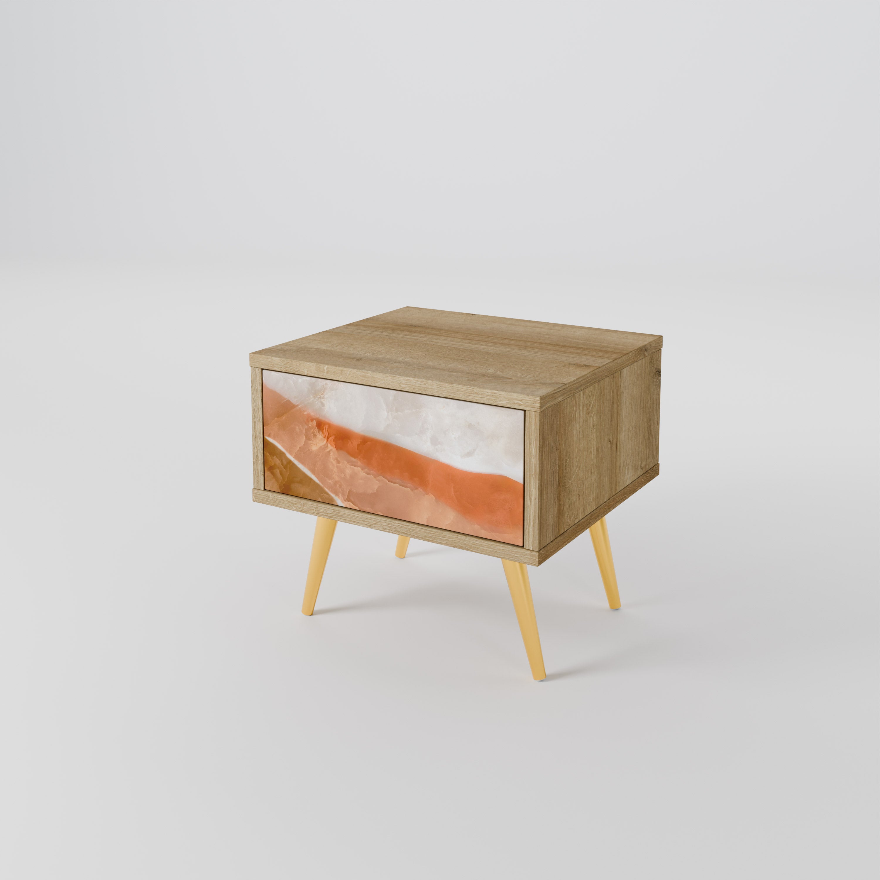 SANDHILLS SPLENDOUR Nightstand in Oak Effect