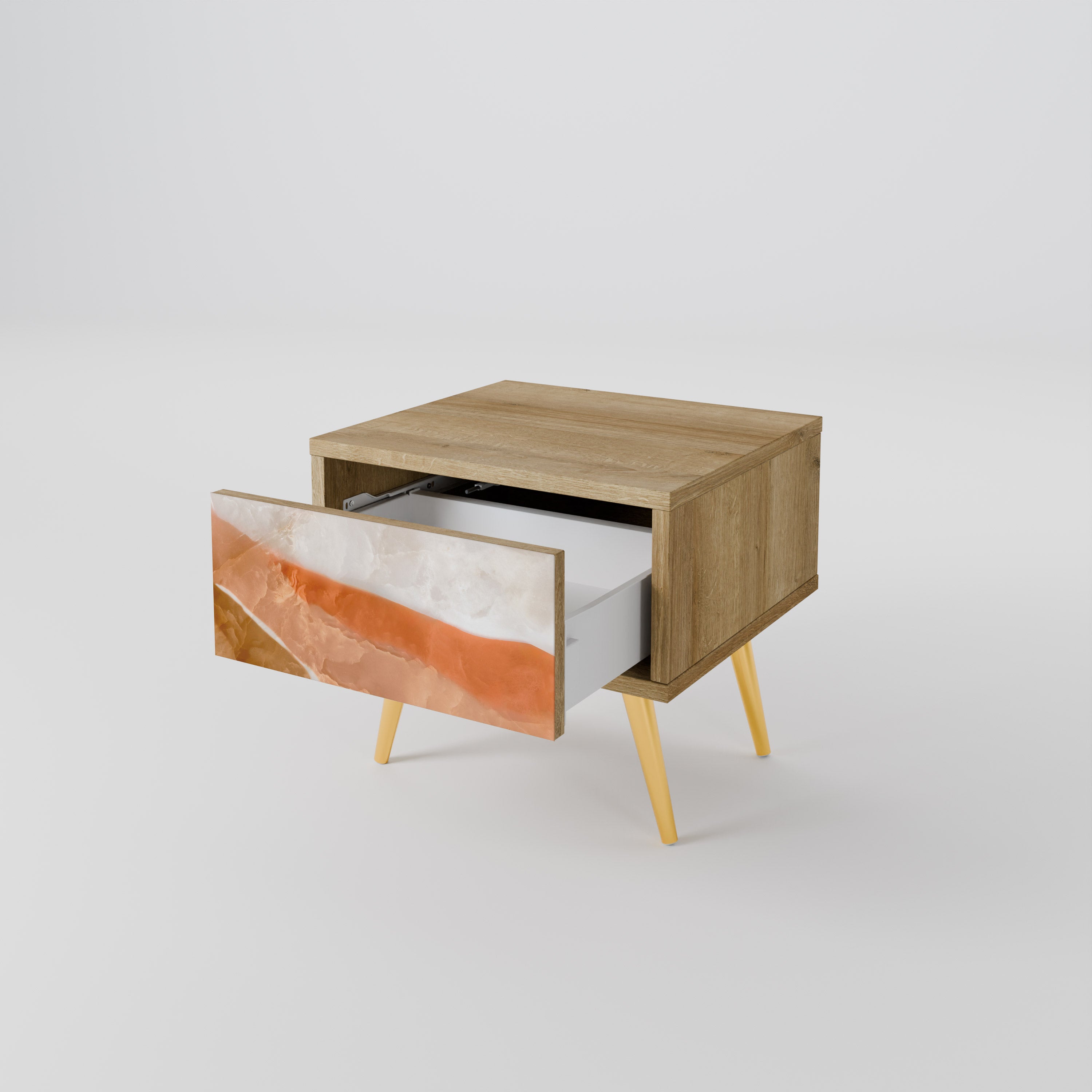 SANDHILLS SPLENDOUR Nightstand in Oak Effect