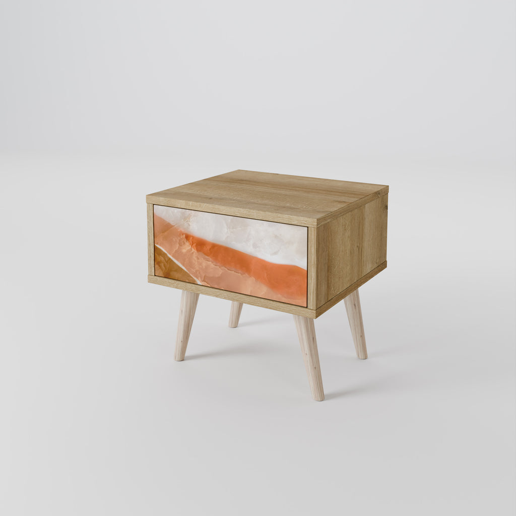 SANDHILLS SPLENDOUR Nightstand in Oak Effect