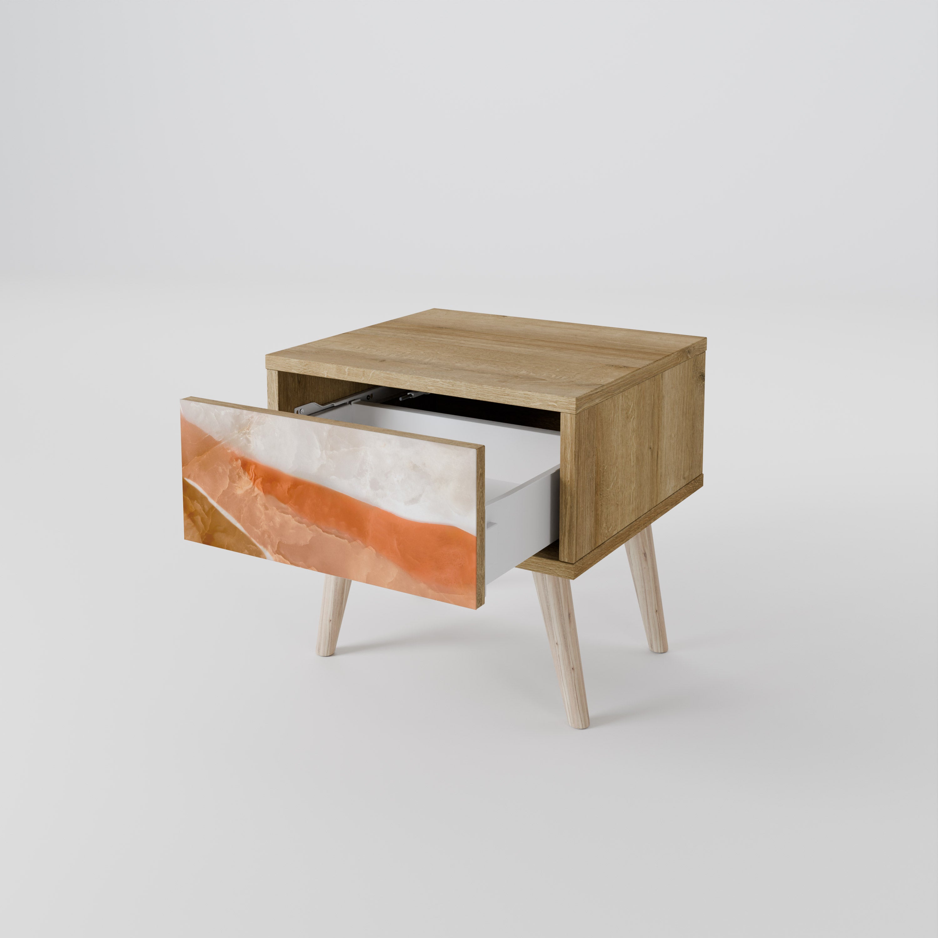 SANDHILLS SPLENDOUR Nightstand in Oak Effect