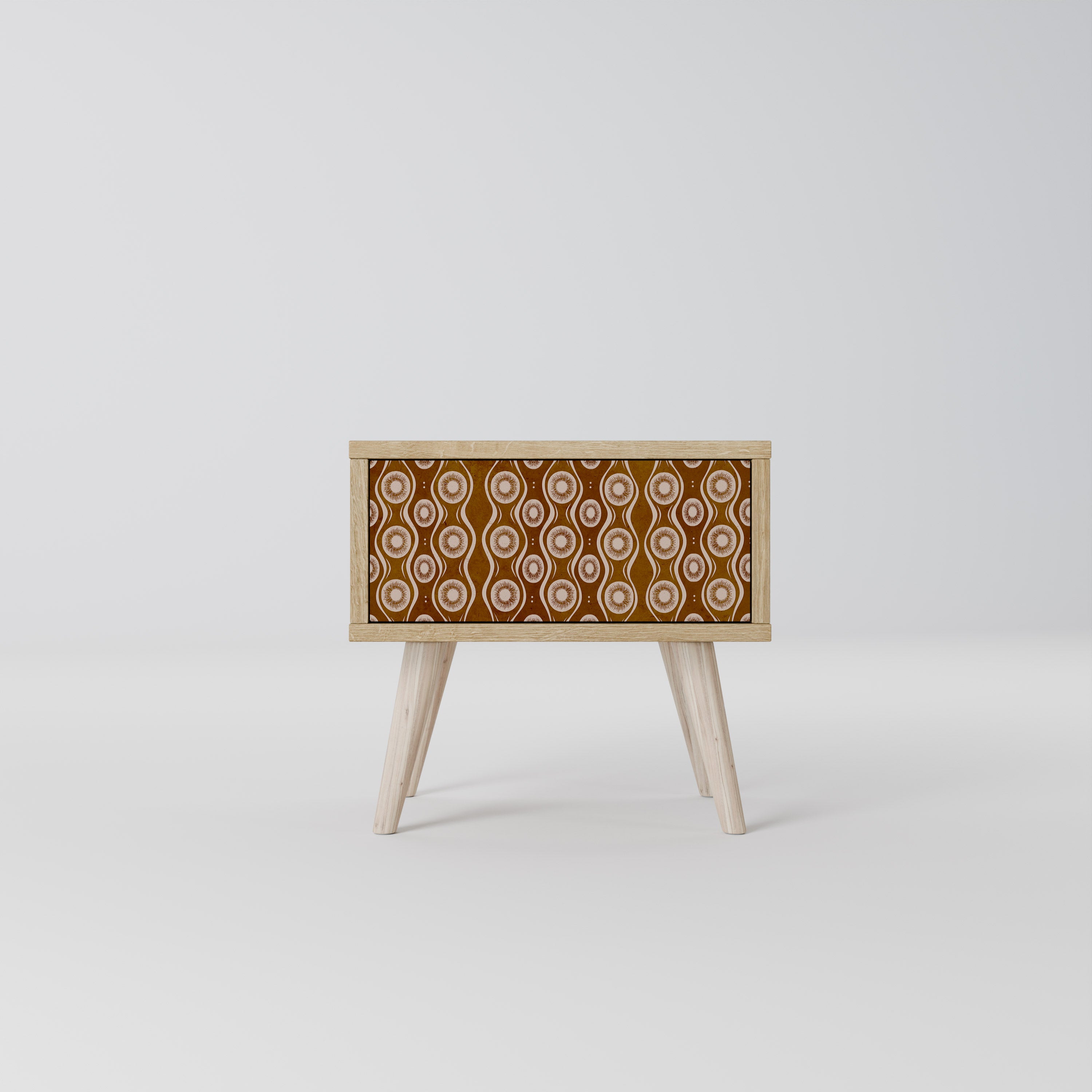 BROWN EYES Nightstand in Oak Effect
