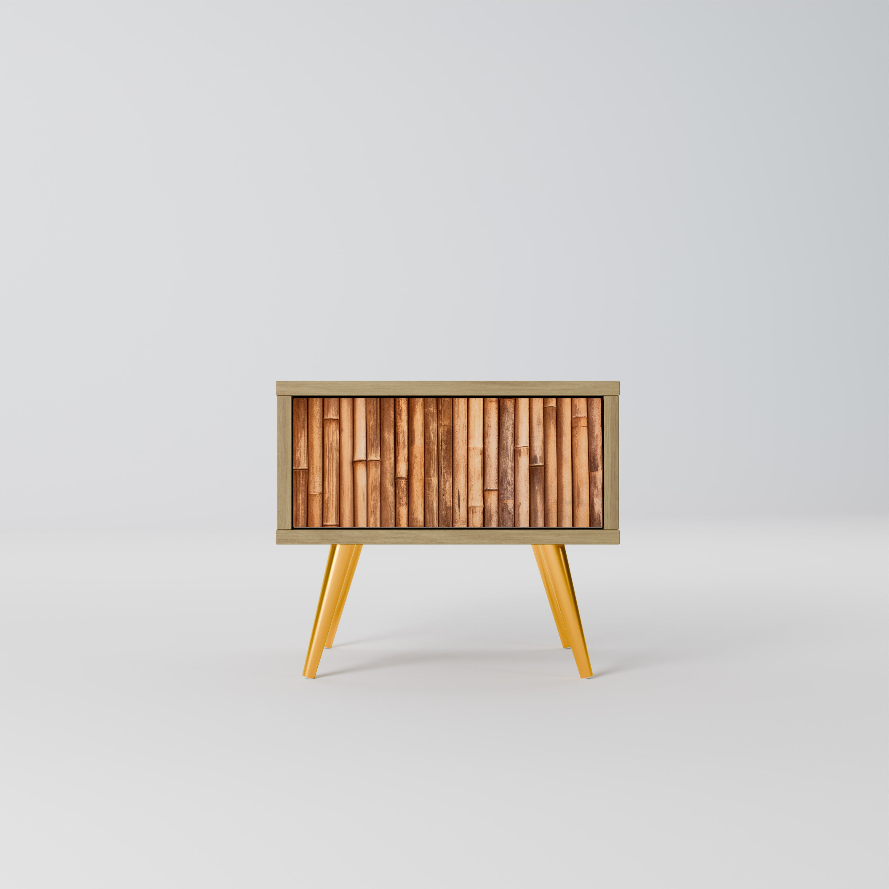 NATURAL WOOD Nightstand in Oak Effect