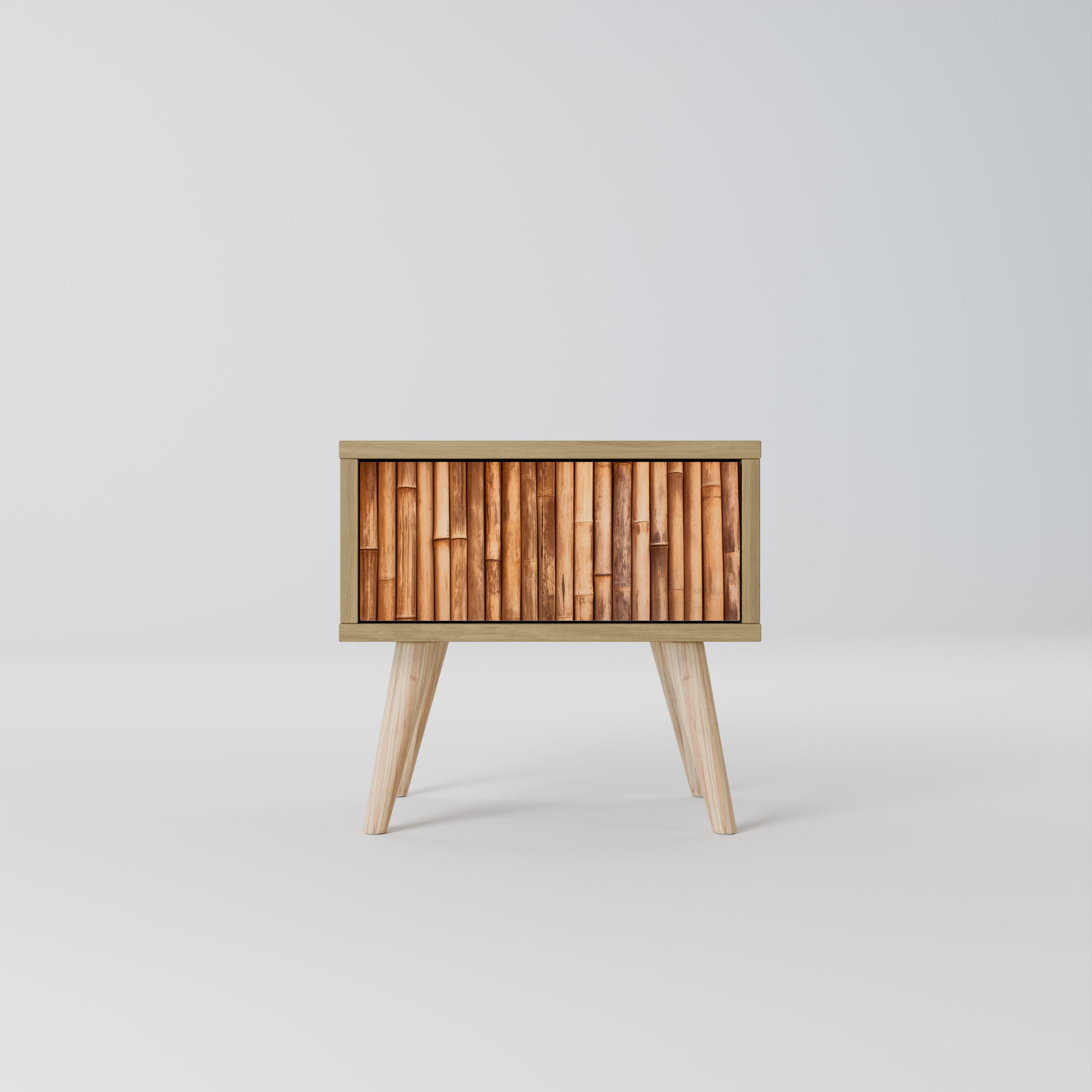 NATURAL WOOD Nightstand in Oak Effect