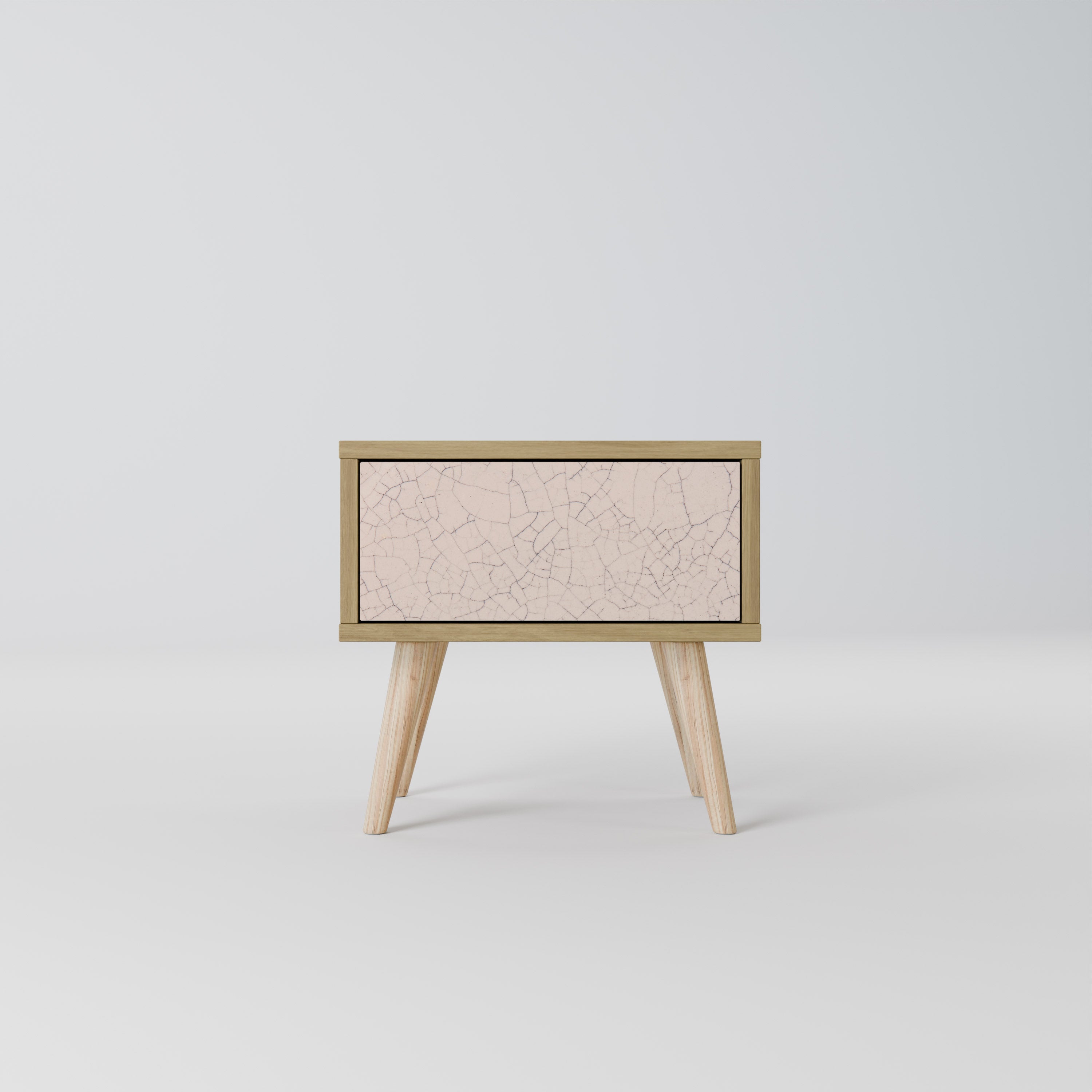 CERAMIC TEXTURE Nightstand in Oak Effect