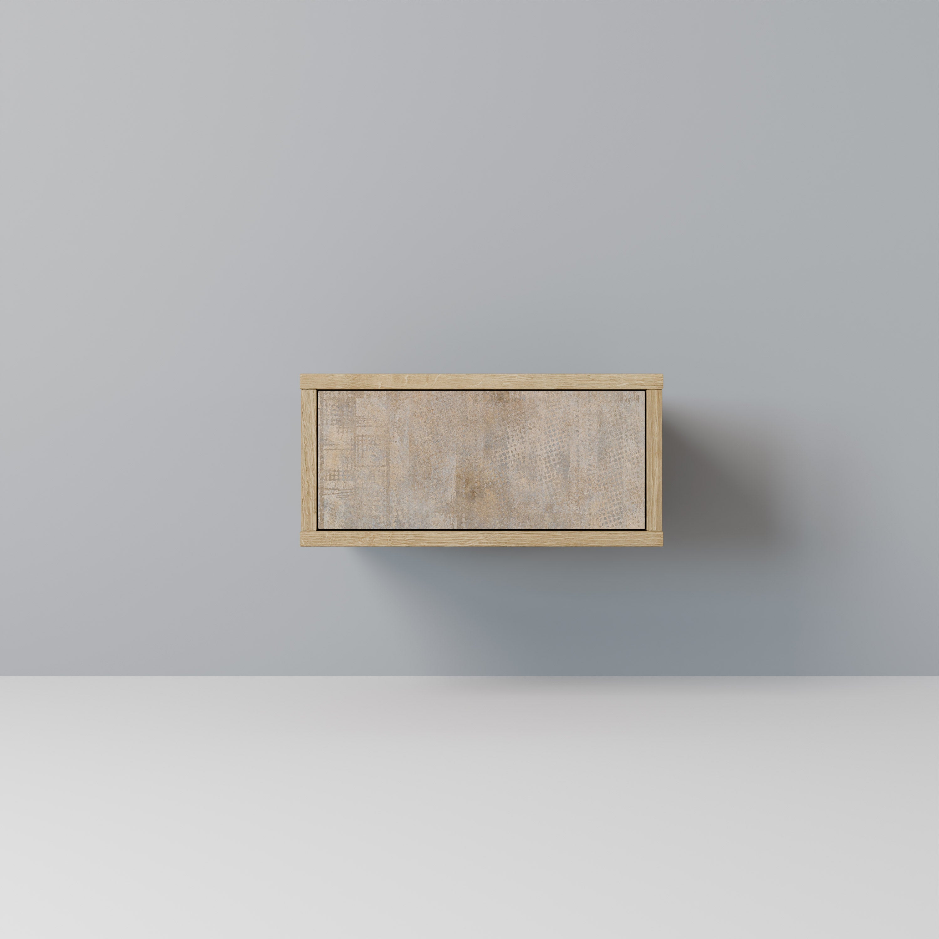 SCREEN ERROR Nightstand in Oak Effect
