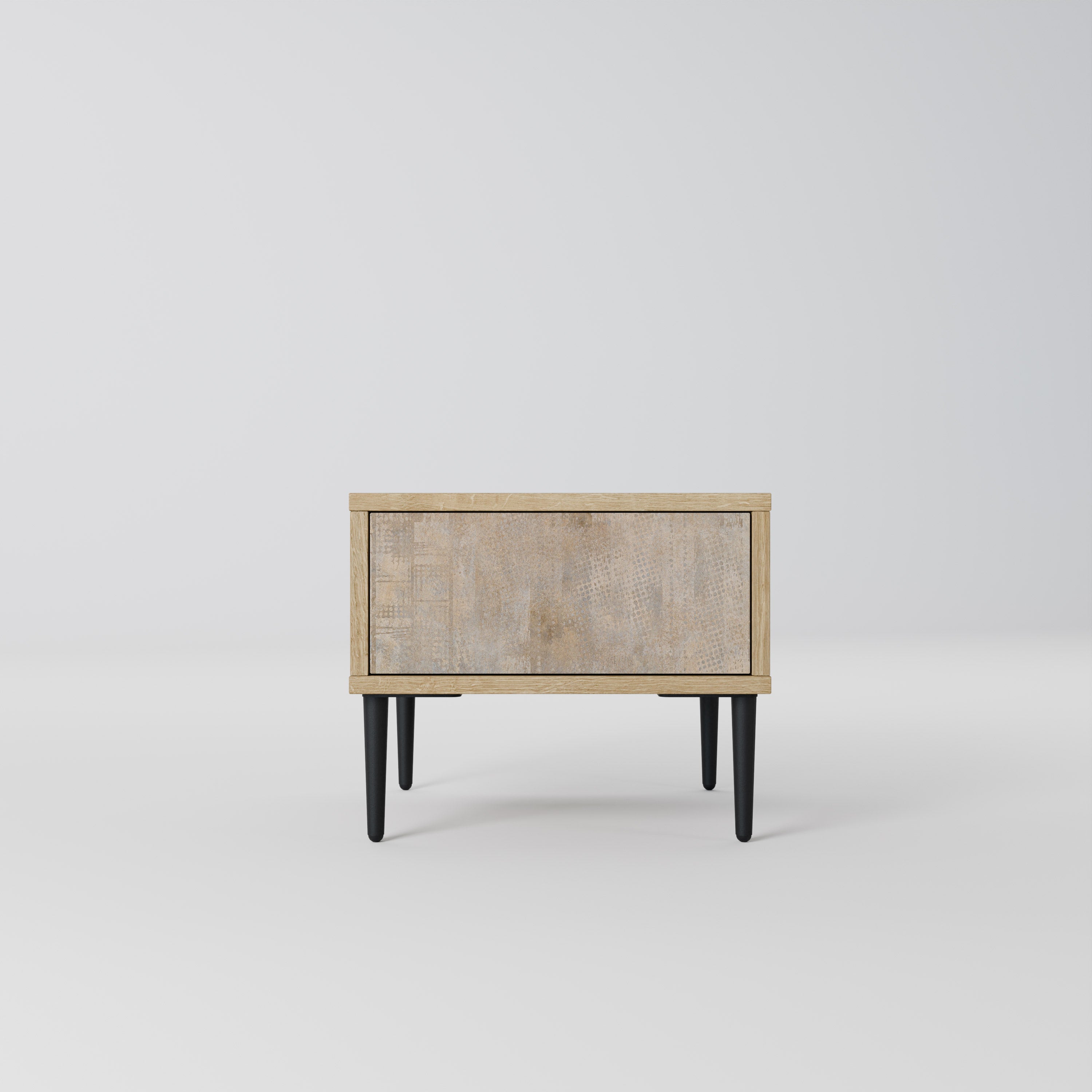 SCREEN ERROR Nightstand in Oak Effect