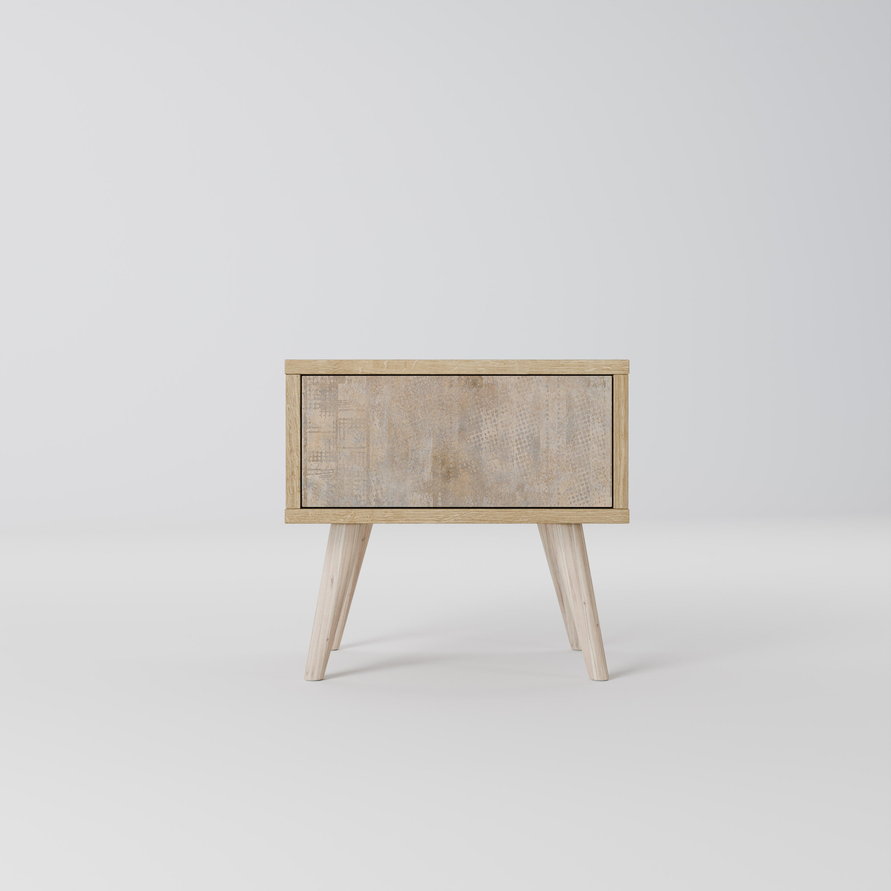 SCREEN ERROR Nightstand in Oak Effect