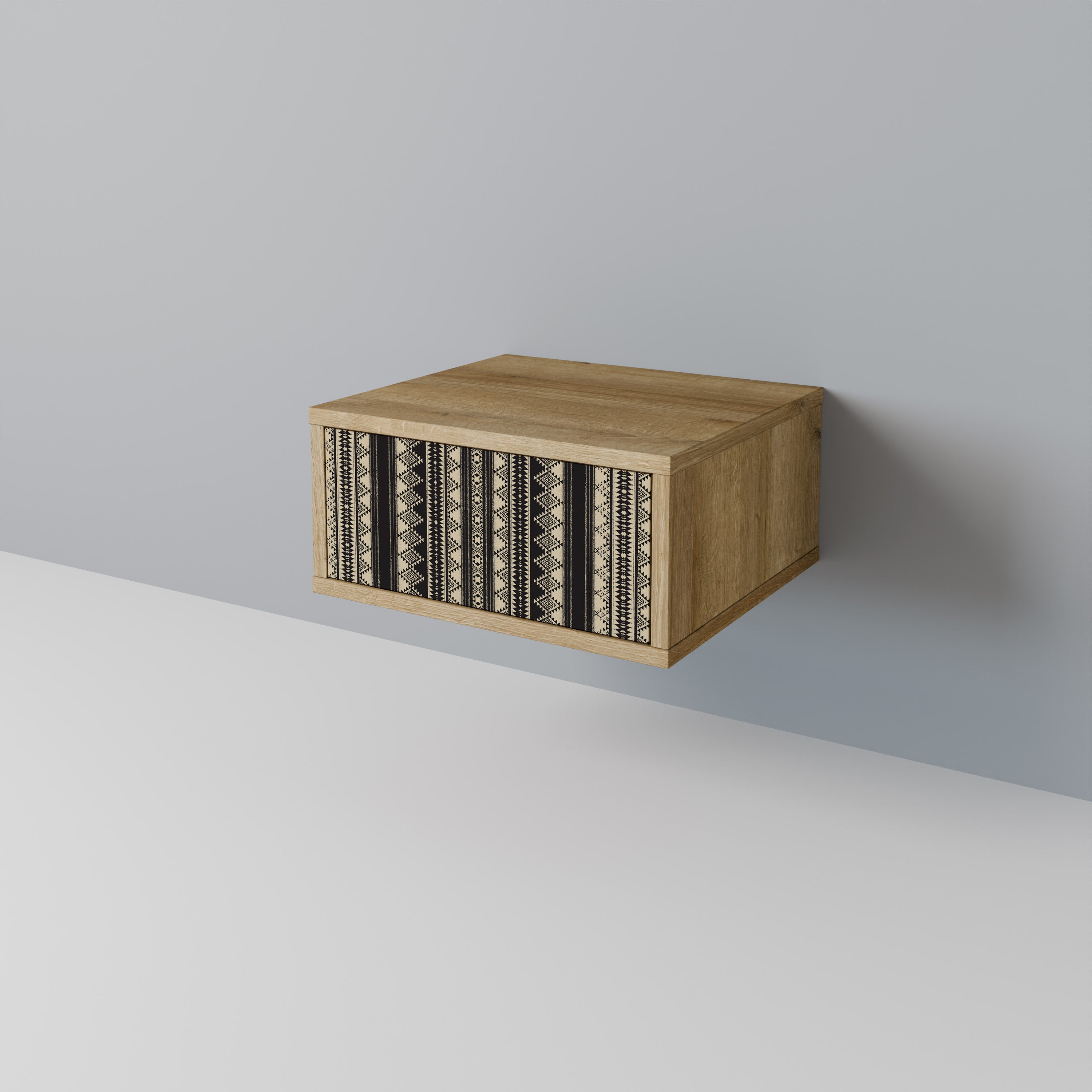 AZTEC Nightstand in Oak Effect