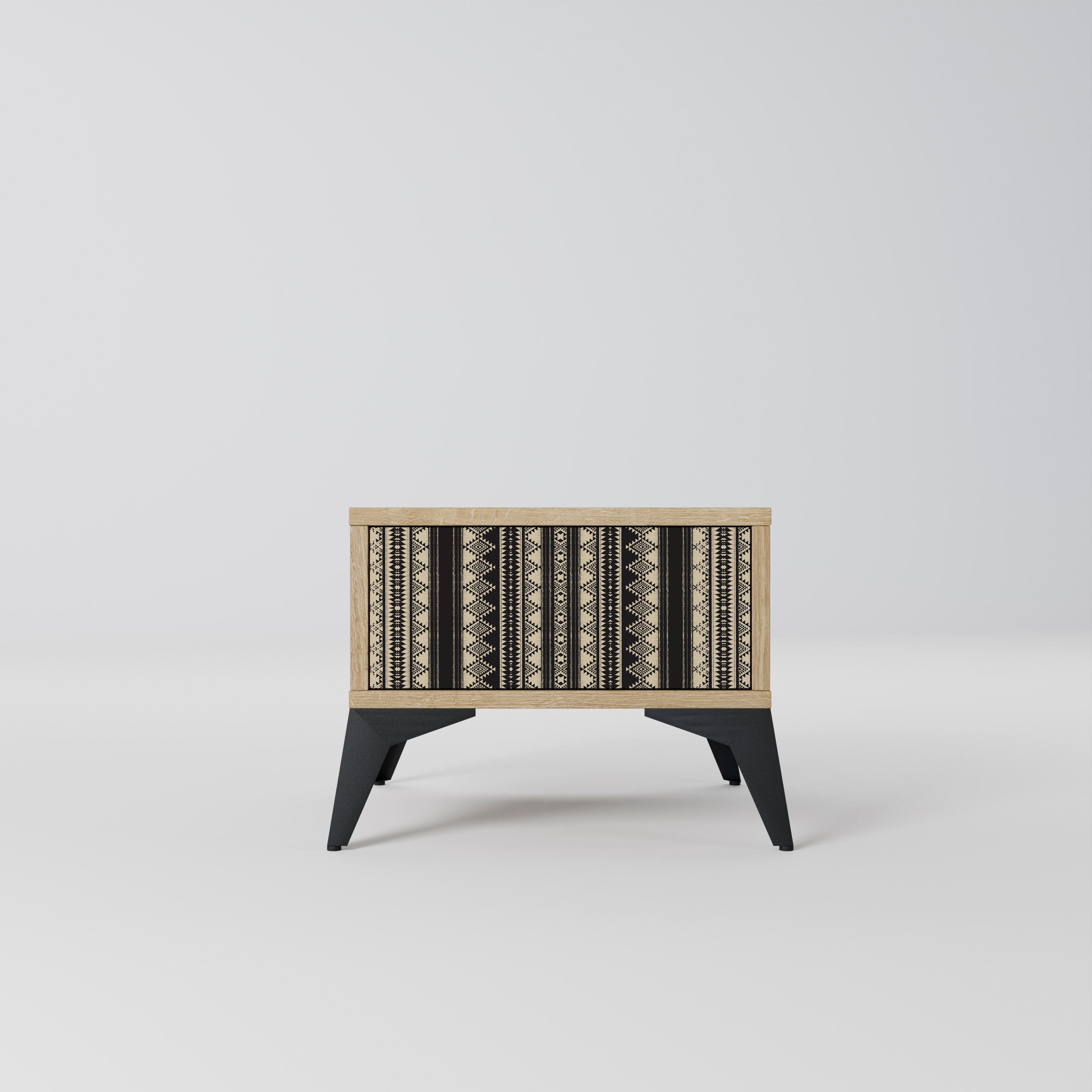 AZTEC Nightstand in Oak Effect