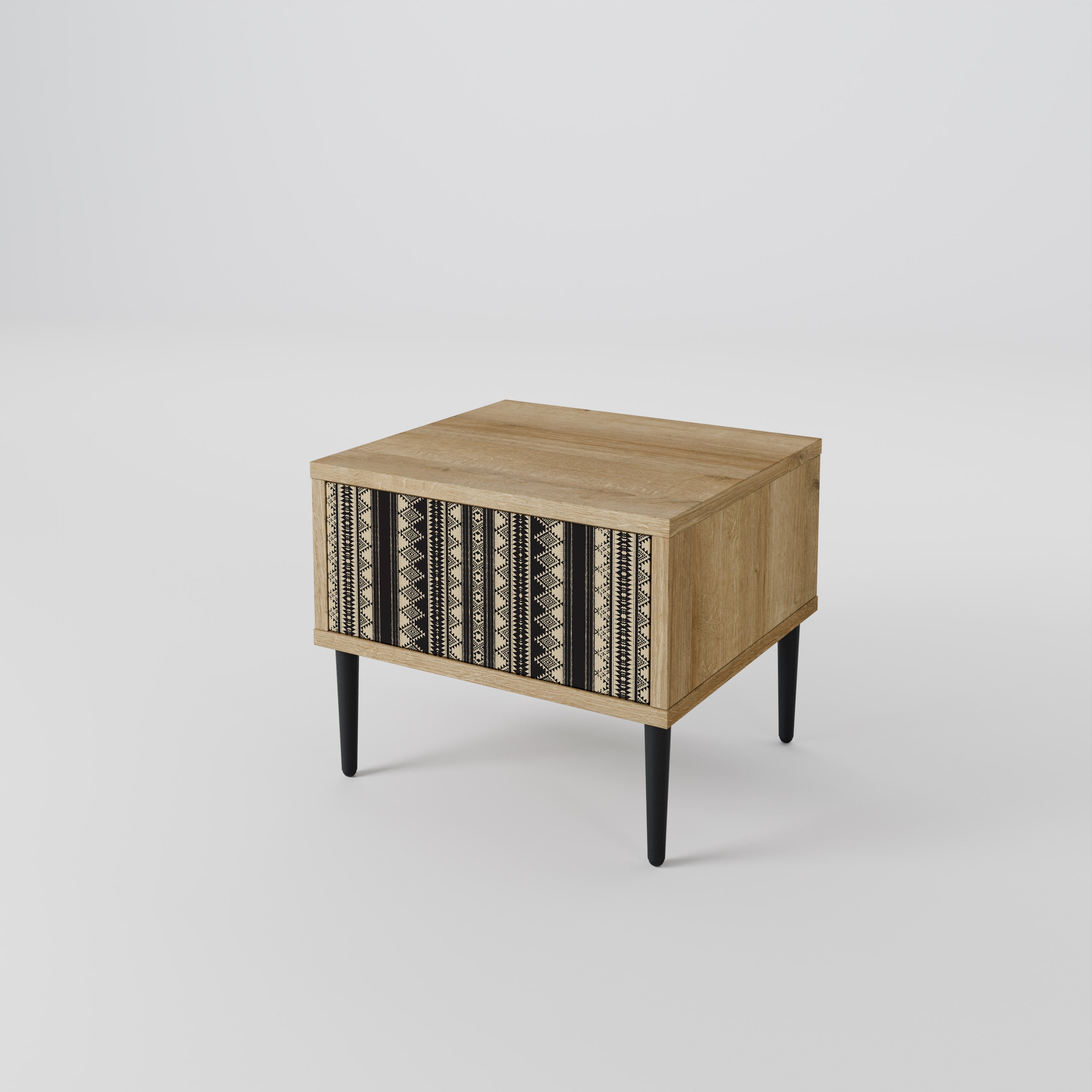 AZTEC Nightstand in Oak Effect