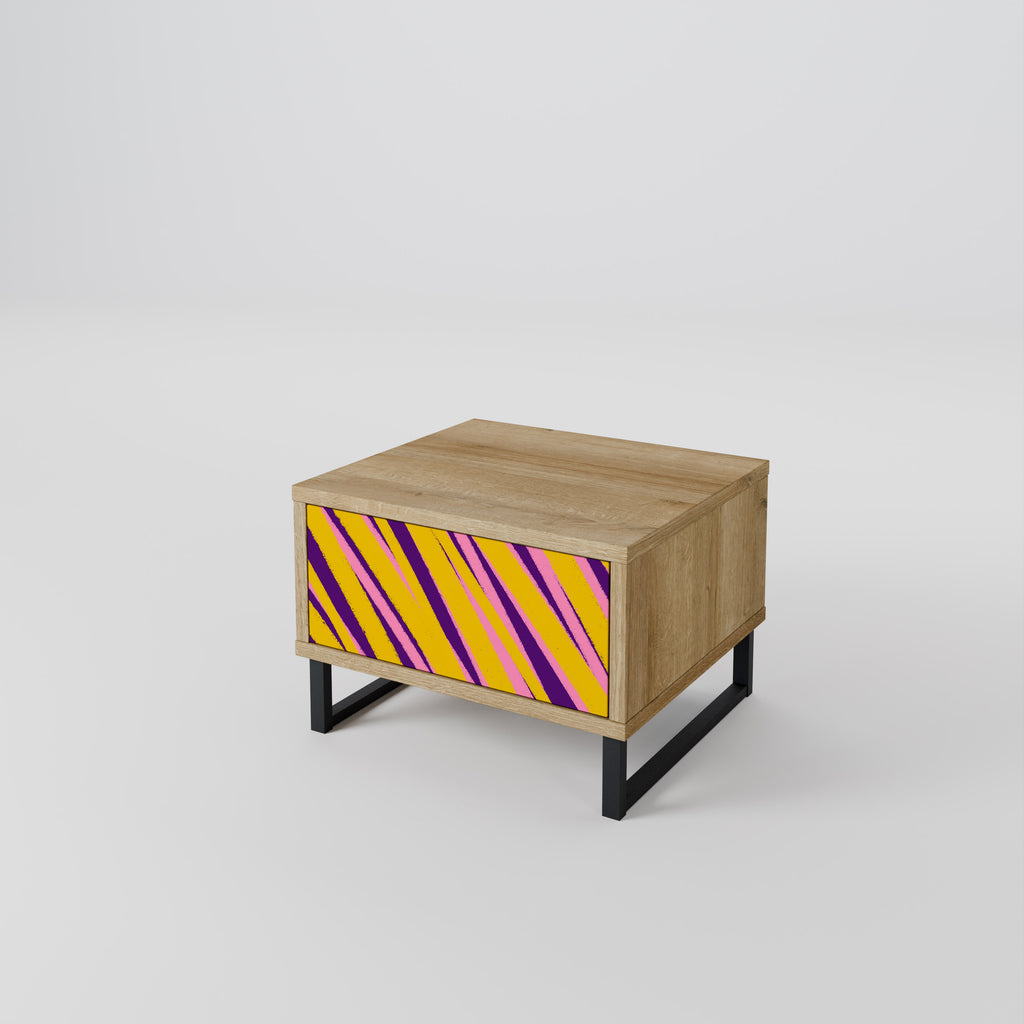 DREAMS COME TRUE Nightstand in Oak Effect