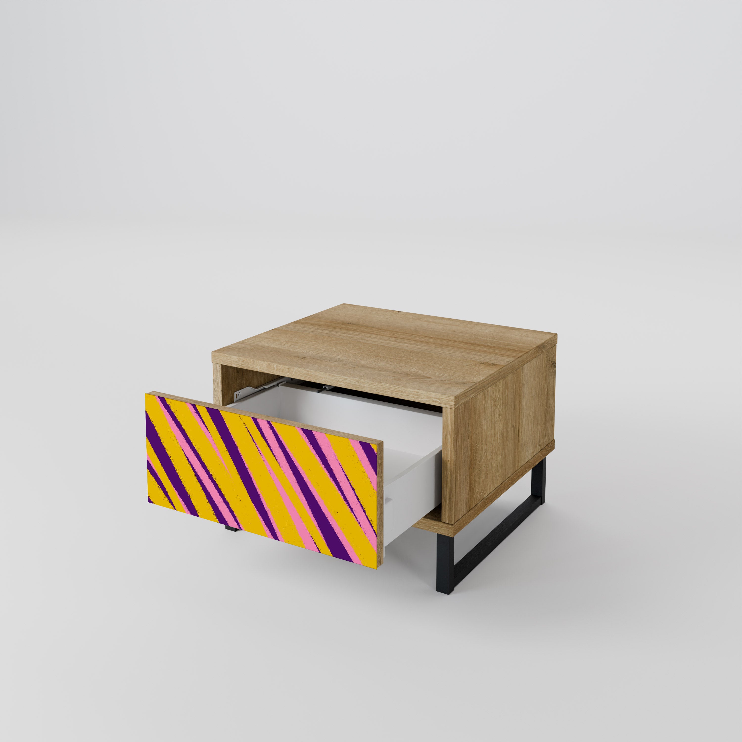 DREAMS COME TRUE Nightstand in Oak Effect