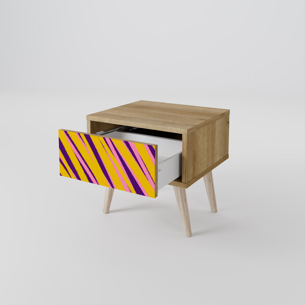 DREAMS COME TRUE Nightstand in Oak Effect