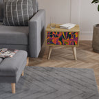 ELECTRIC PATTERNS Mesita de Noche