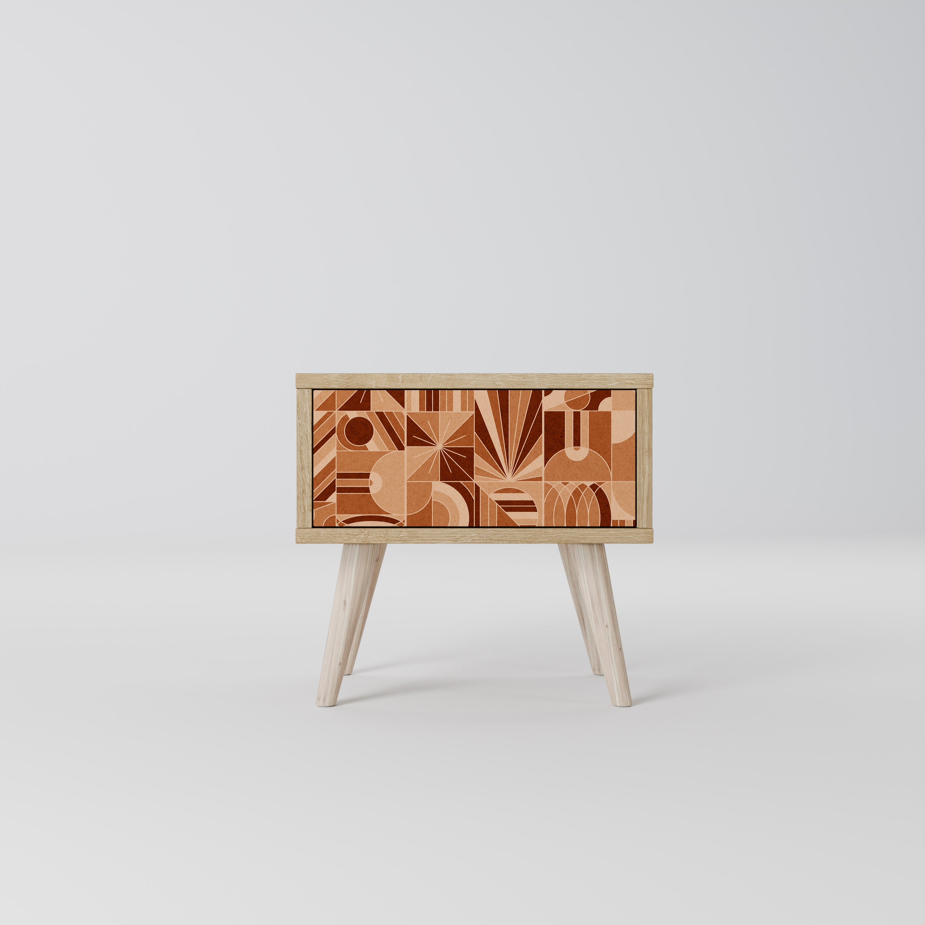 PRISM MOSAIC Nightstand in Oak Effect