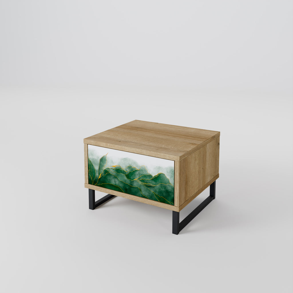 Mesita de noche EXPENSIVE NATURE efecto roble