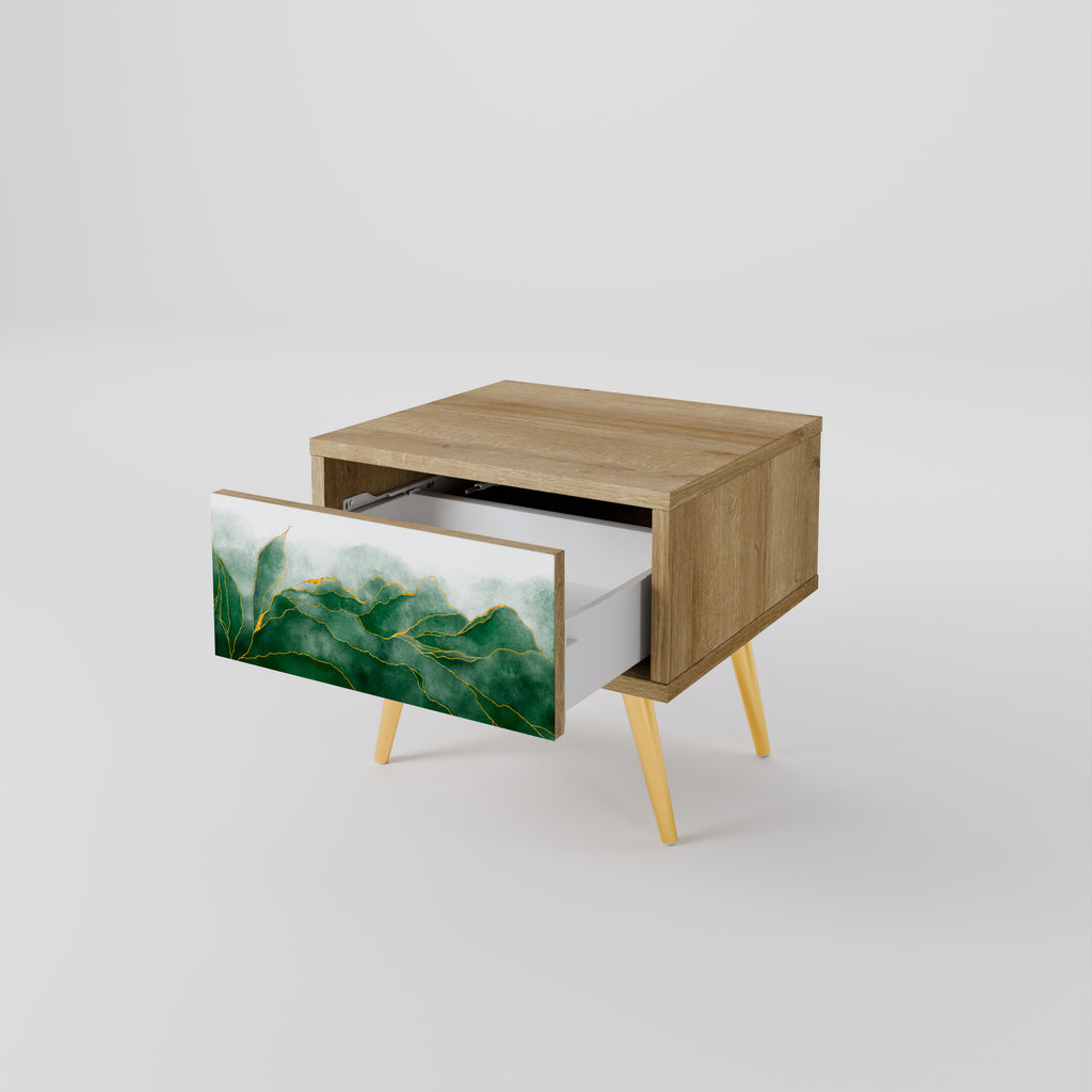 Mesita de noche EXPENSIVE NATURE efecto roble