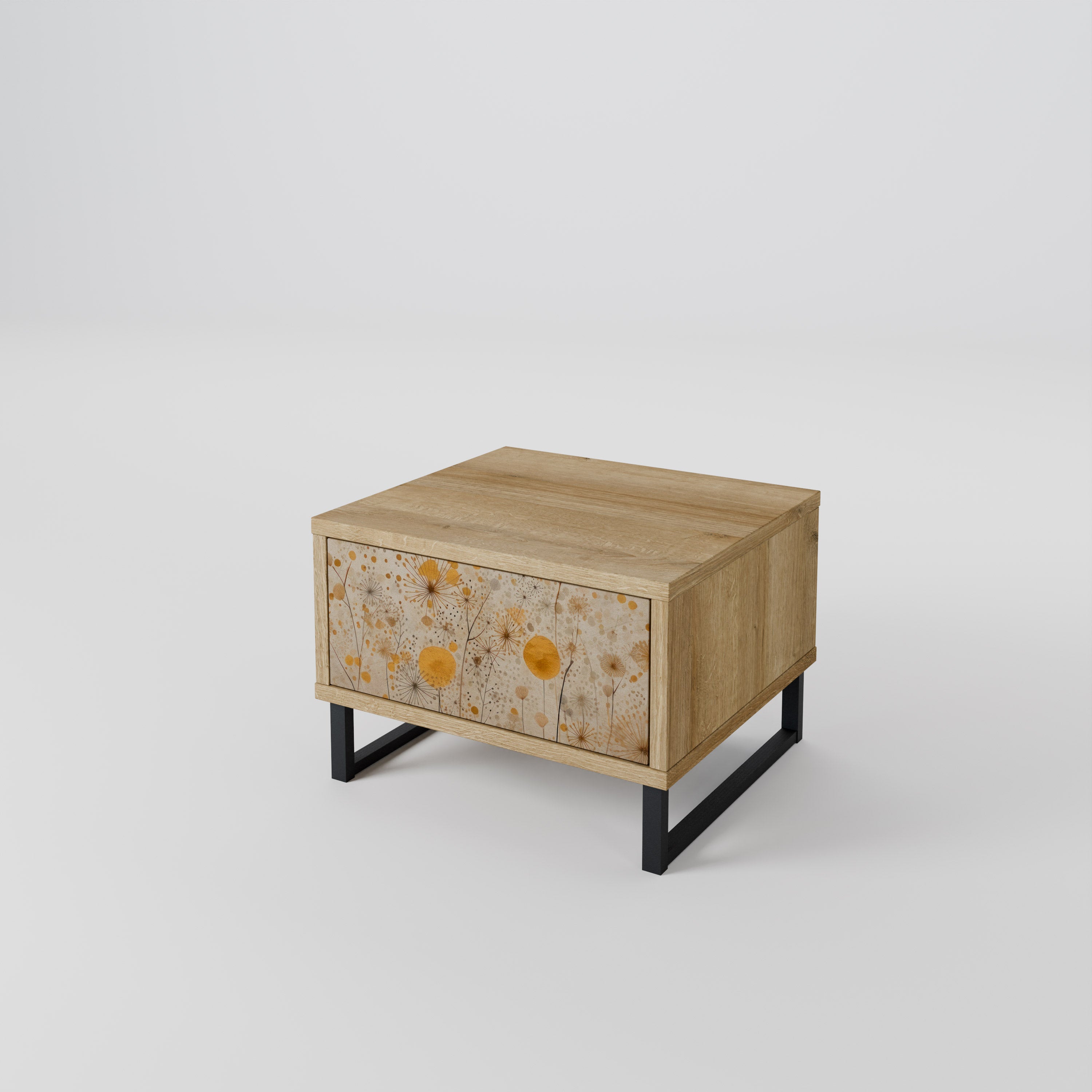 MORNING GLADE Nightstand in Oak Effect