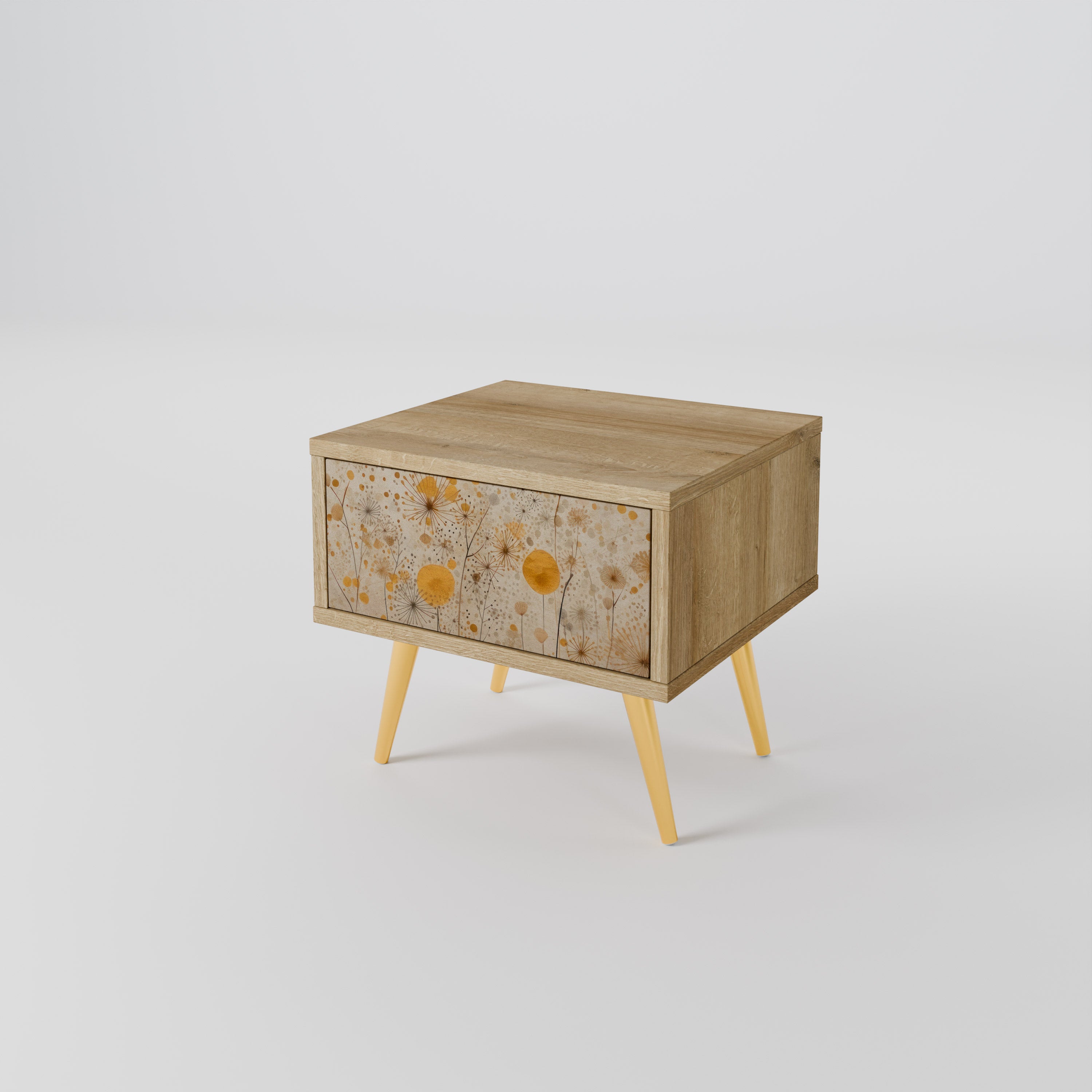 MORNING GLADE Nightstand in Oak Effect