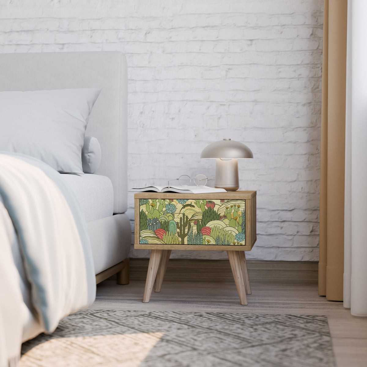 SUCCULENTS KALEIDOSCOPE Nightstand