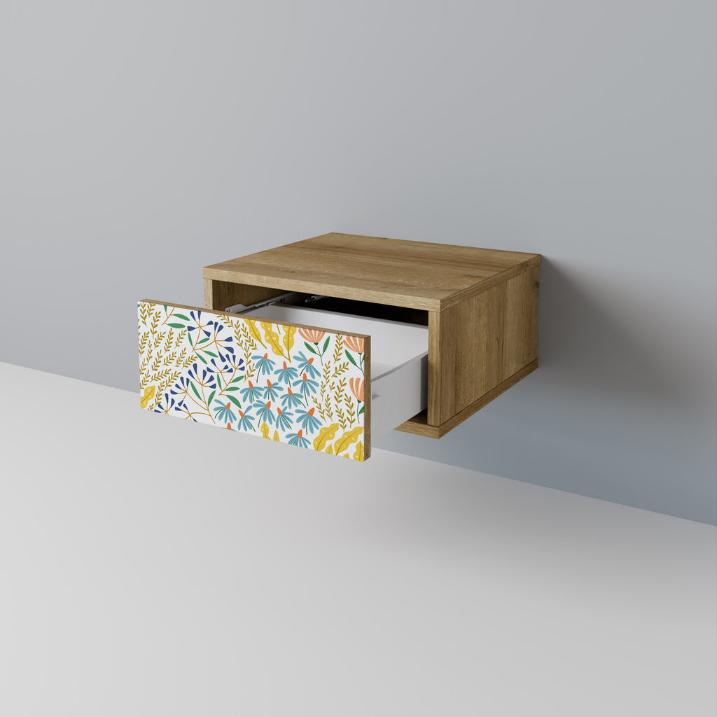 HELLO SPRING Nightstand in Oak Effect