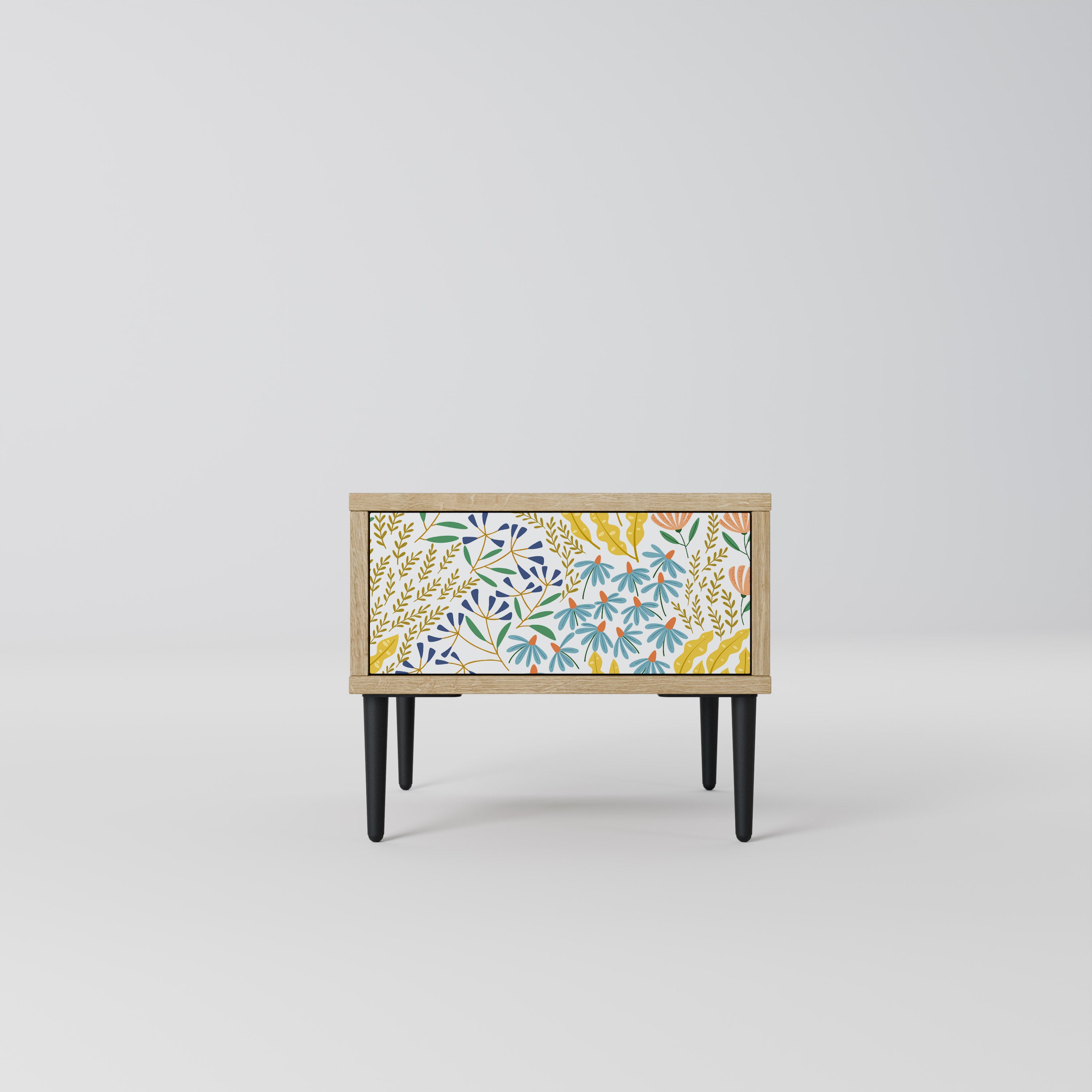 HELLO SPRING Nightstand in Oak Effect