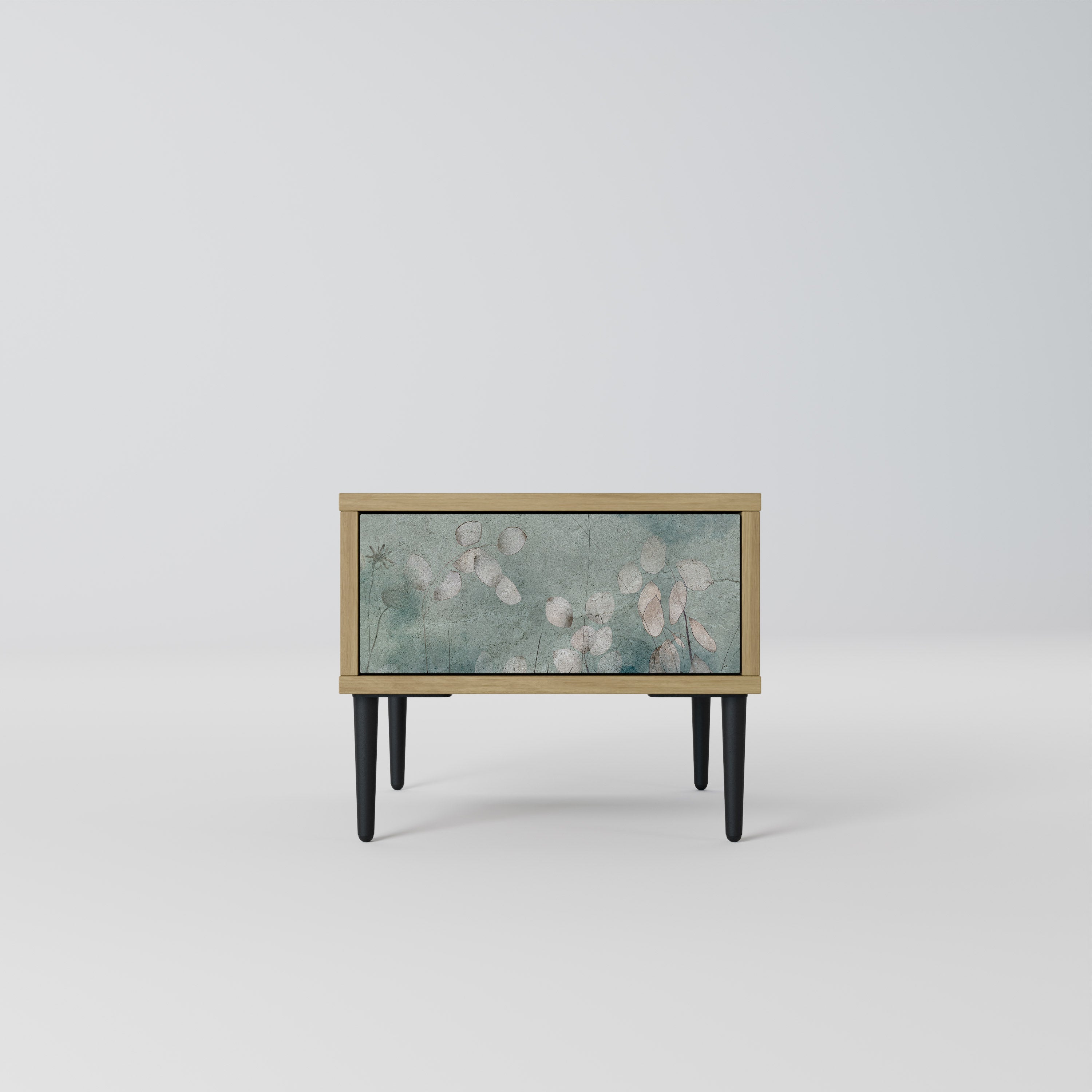 NIGHT LADY Nightstand in Oak Effect