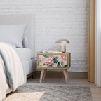 FLORAL GRACE Mesita de Noche