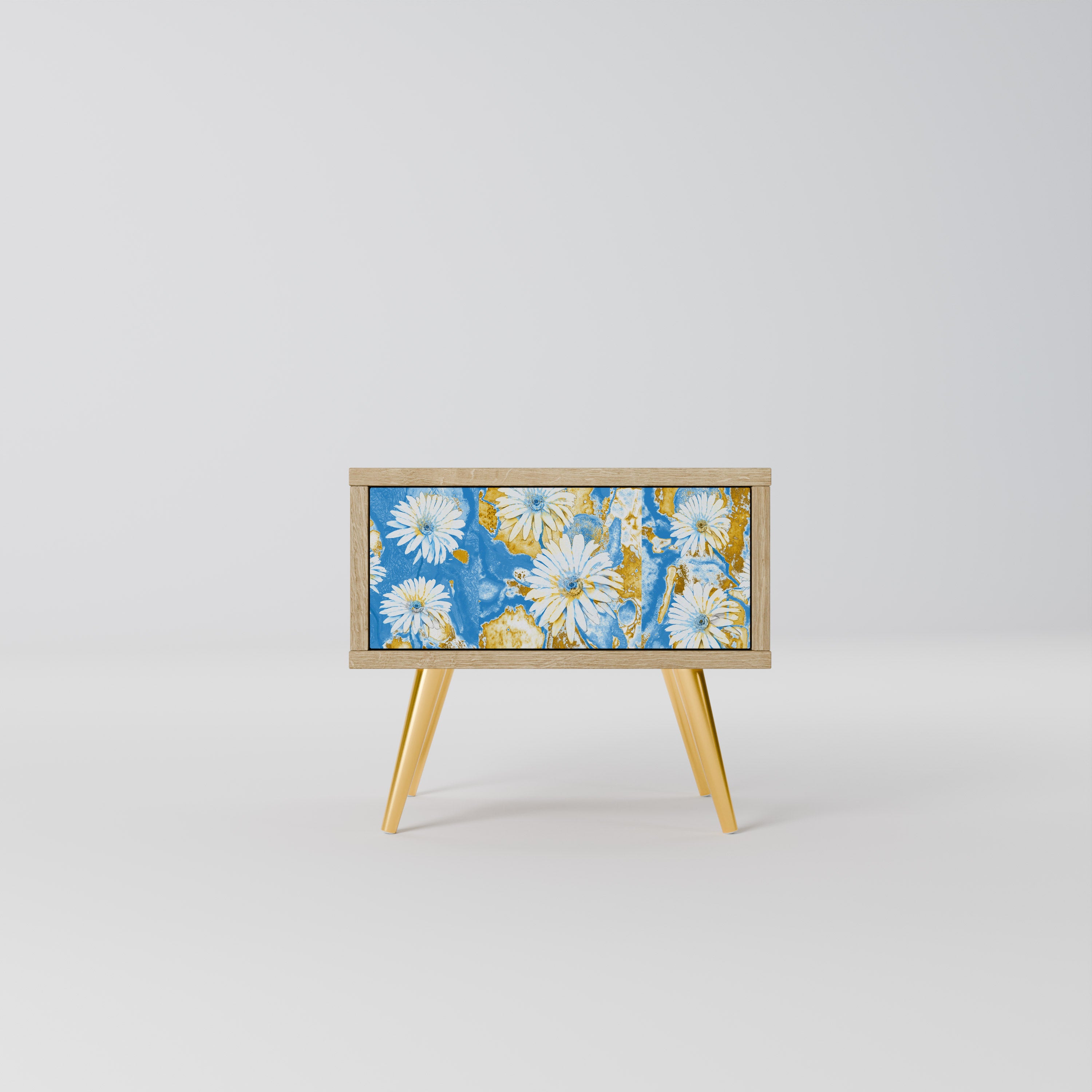 DAISY LUXE Nightstand in Oak Effect