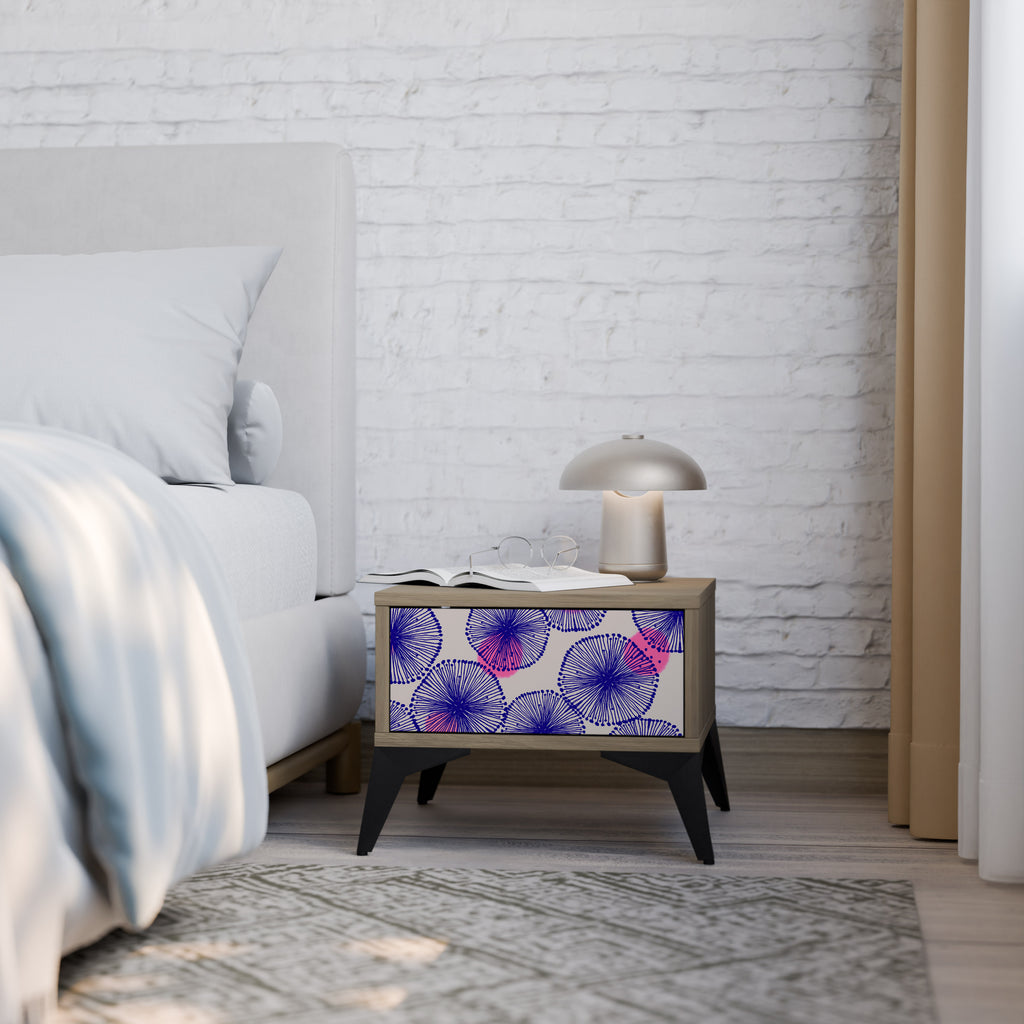MAGIC NATURE Nightstand in Oak Effect