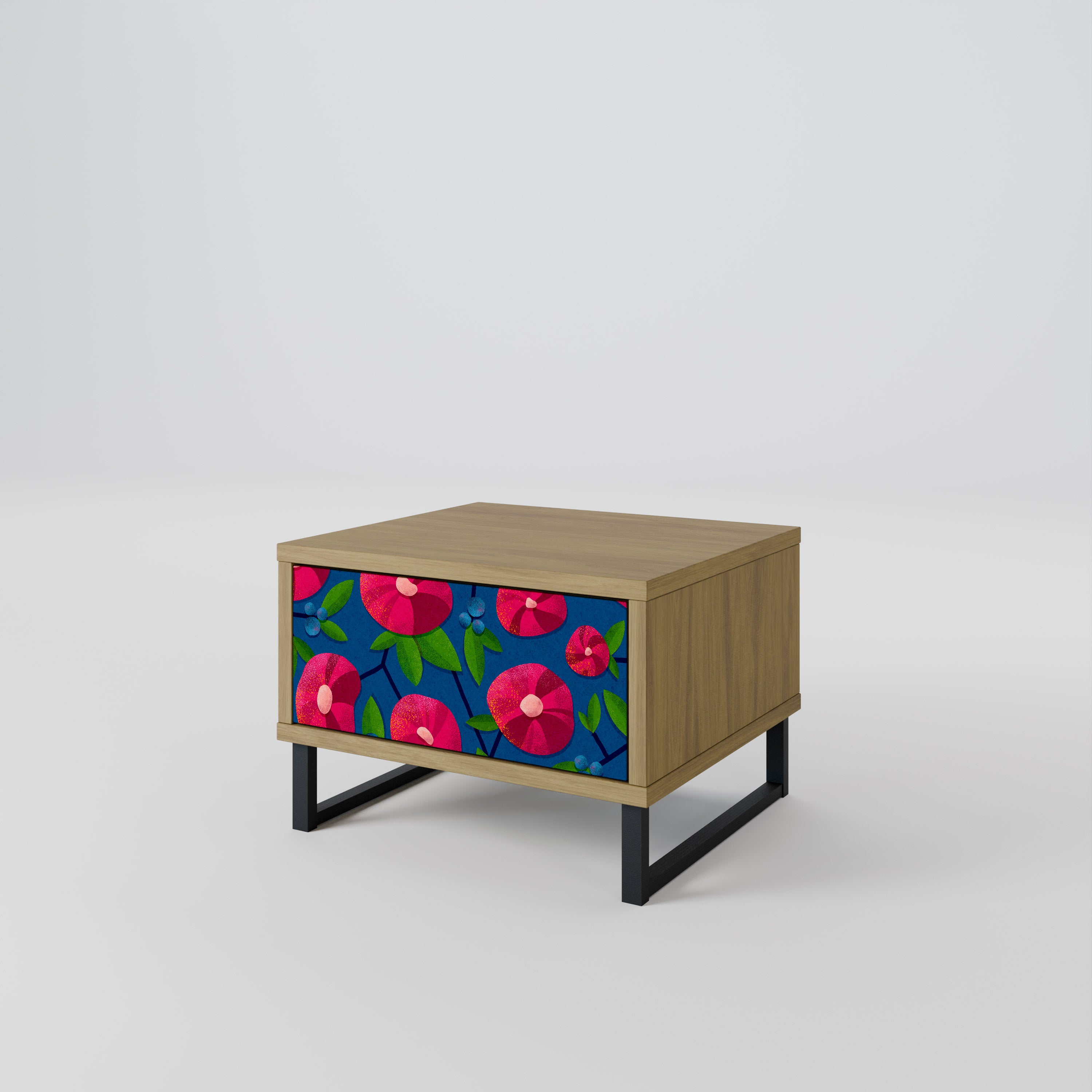 SPRING THOUGHTS Nightstand in Oak Effect