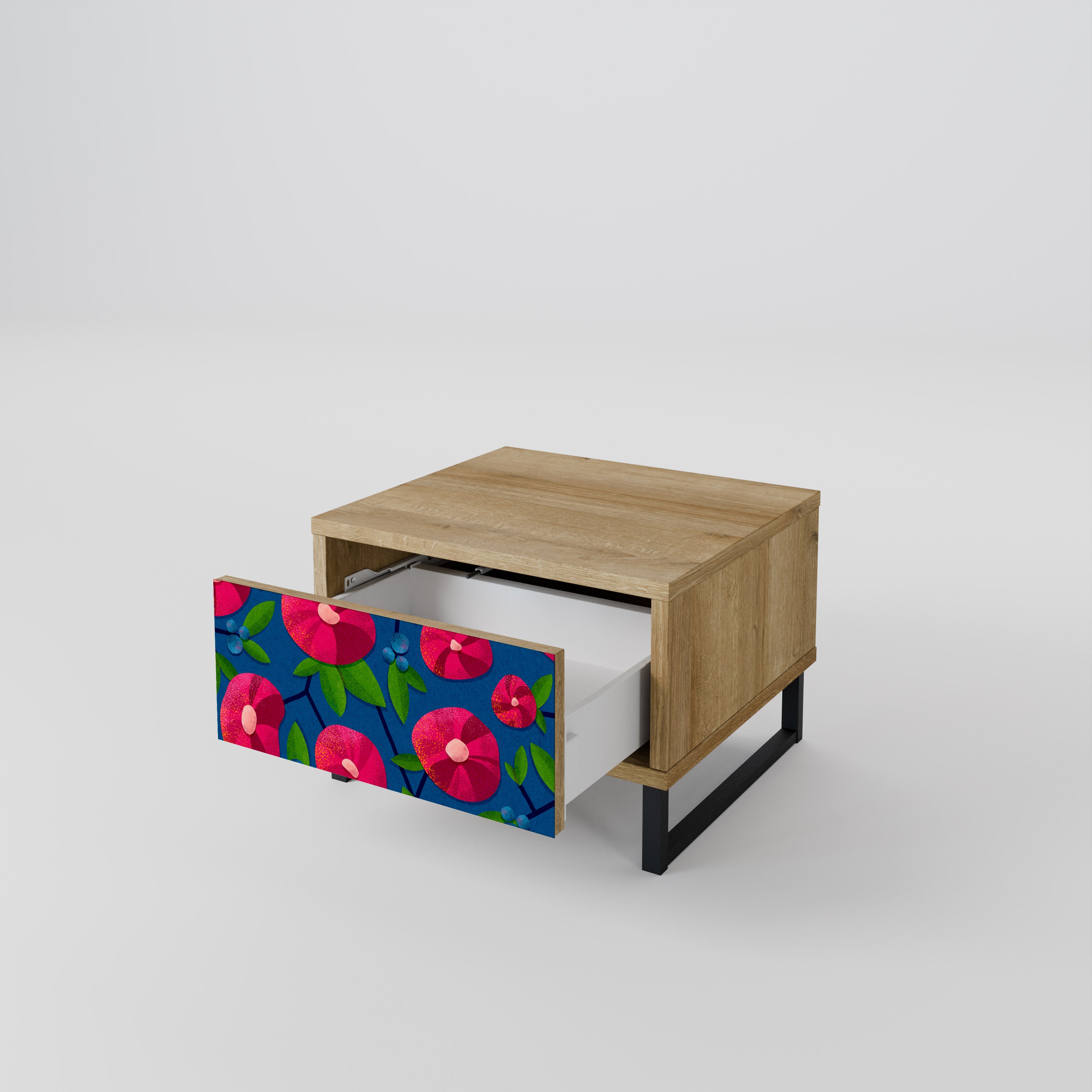 SPRING THOUGHTS Nightstand in Oak Effect