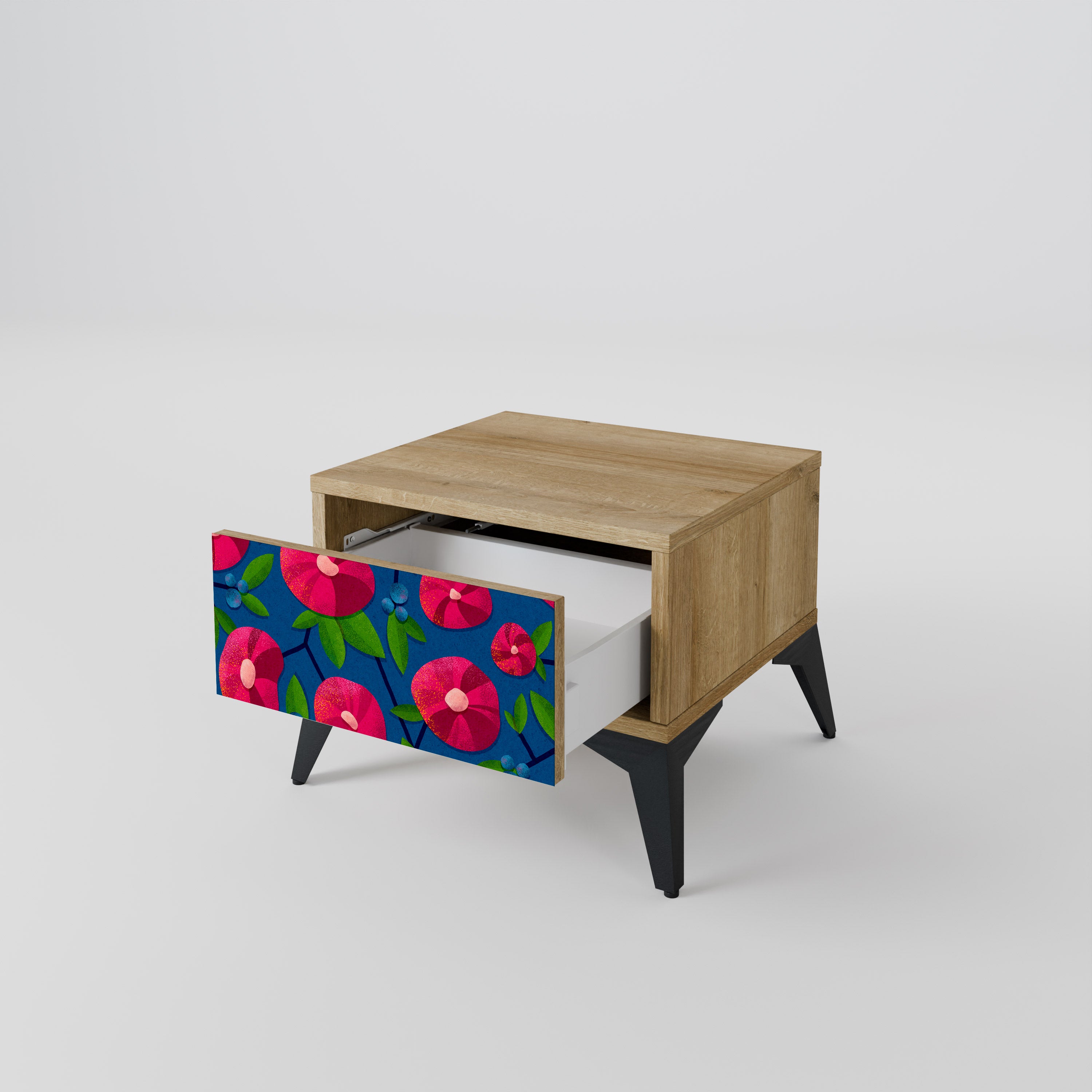 SPRING THOUGHTS Nightstand in Oak Effect