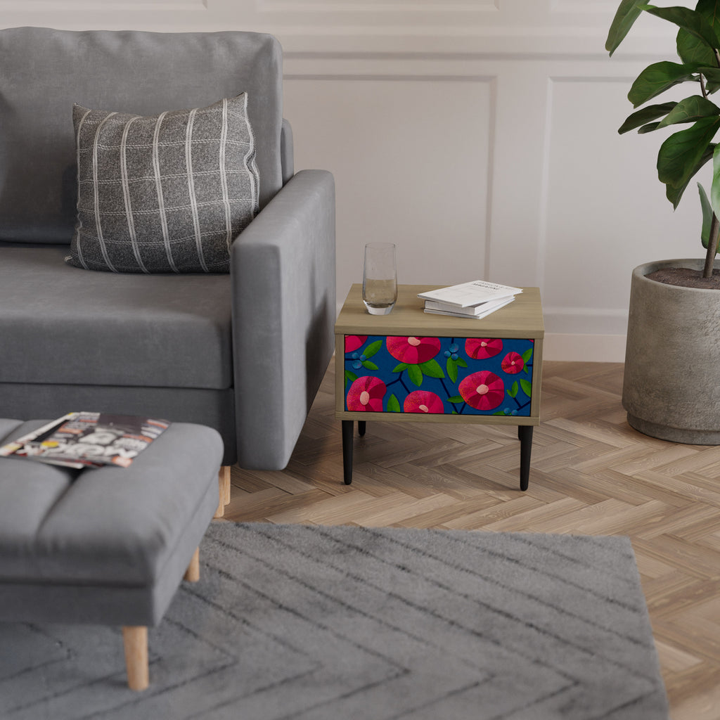 SPRING THOUGHTS Nightstand in Oak Effect