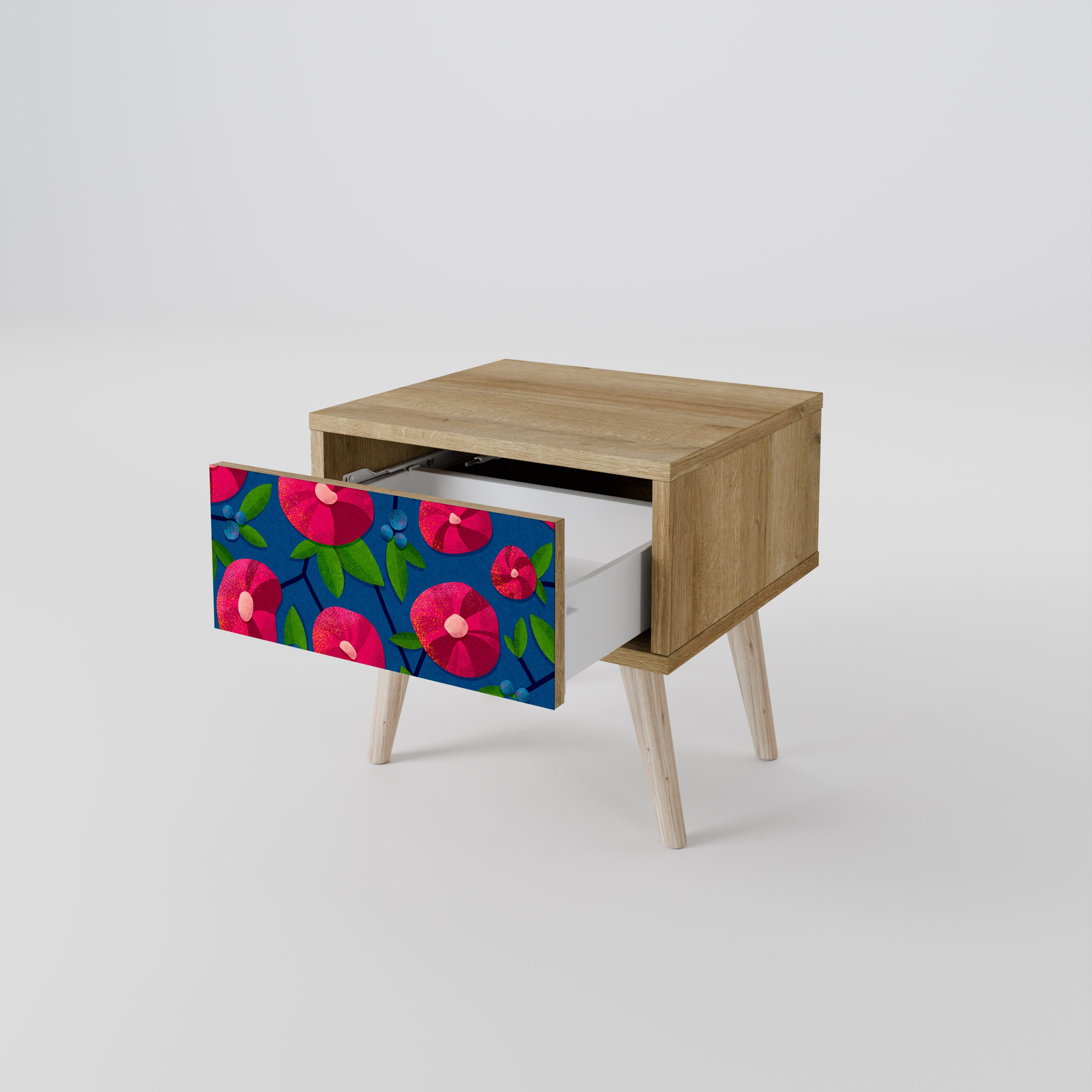 SPRING THOUGHTS Nightstand in Oak Effect