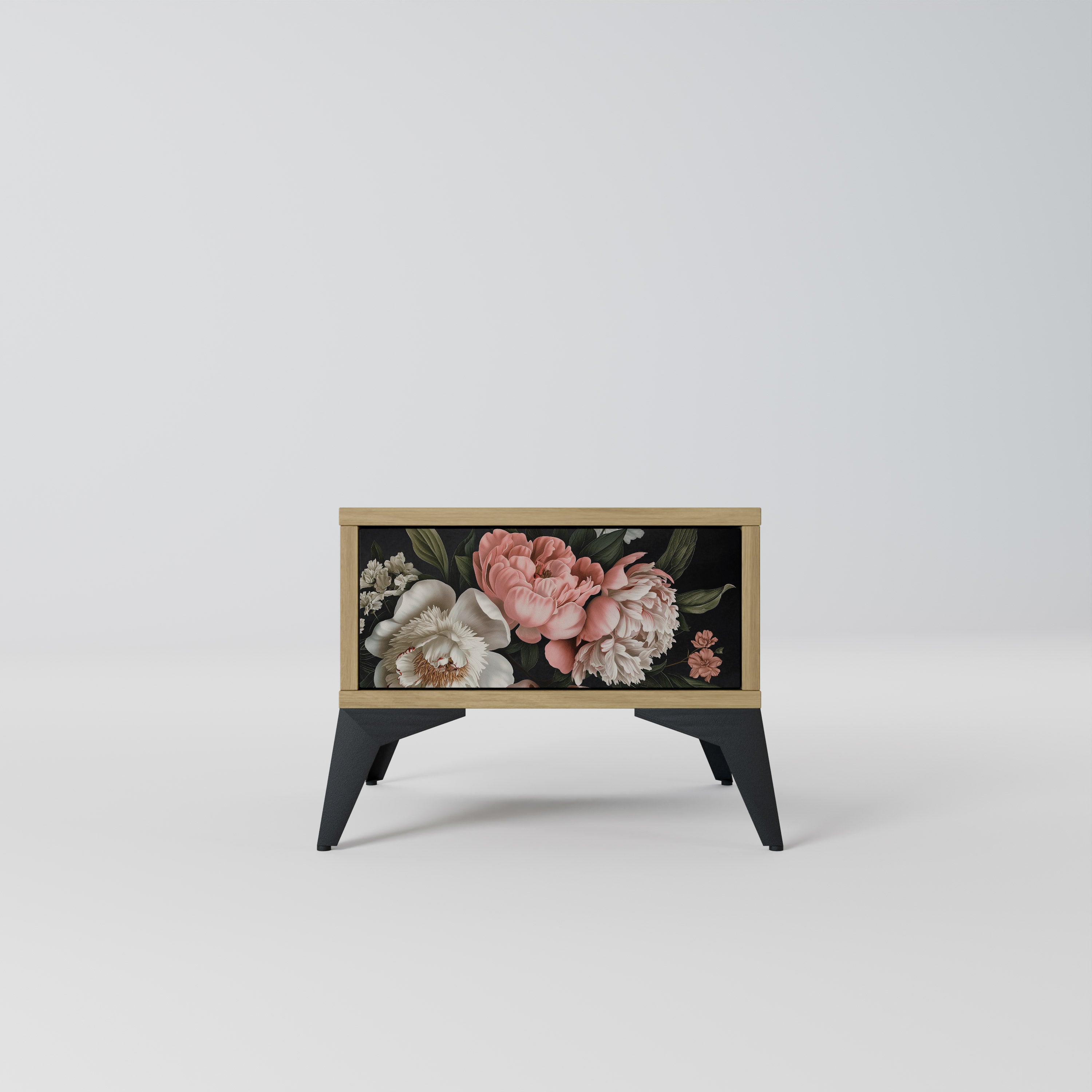 LUSH ELEGANCE Nightstand in Oak Effect