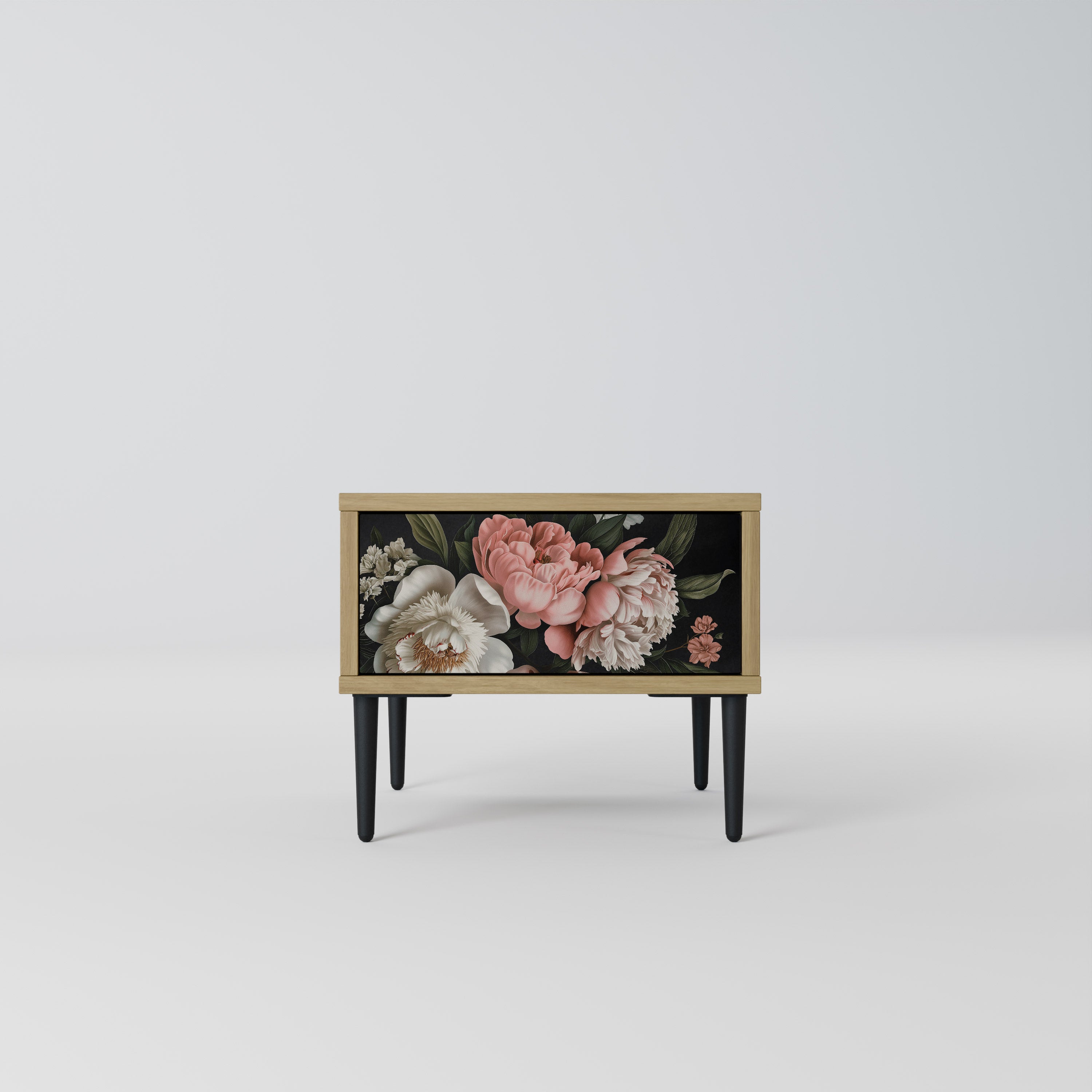 LUSH ELEGANCE Nightstand in Oak Effect